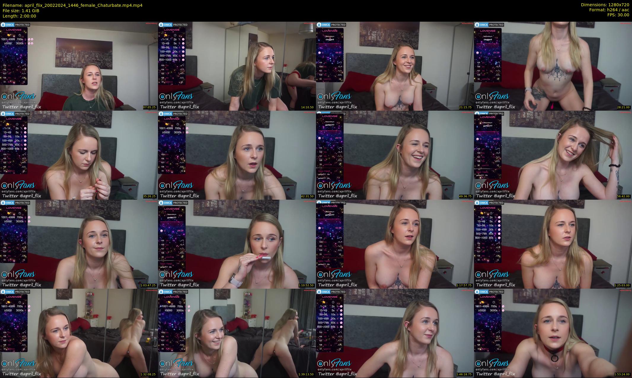 april_flix — 120 minute Chaturbate female cam show recording, 720p, Feb 20, 2024