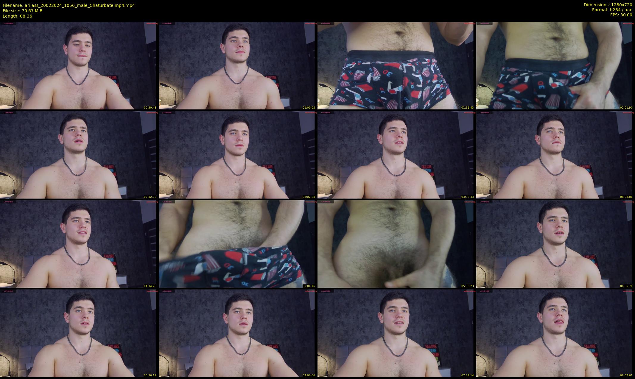 arilass — 9 minute Chaturbate male cam show recording, 720p, Feb 20, 2024