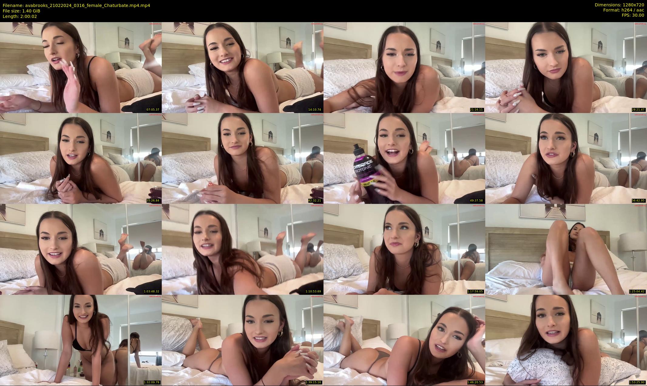 avabrooks — 121 minute Chaturbate female cam show recording, 720p, Feb 21, 2024