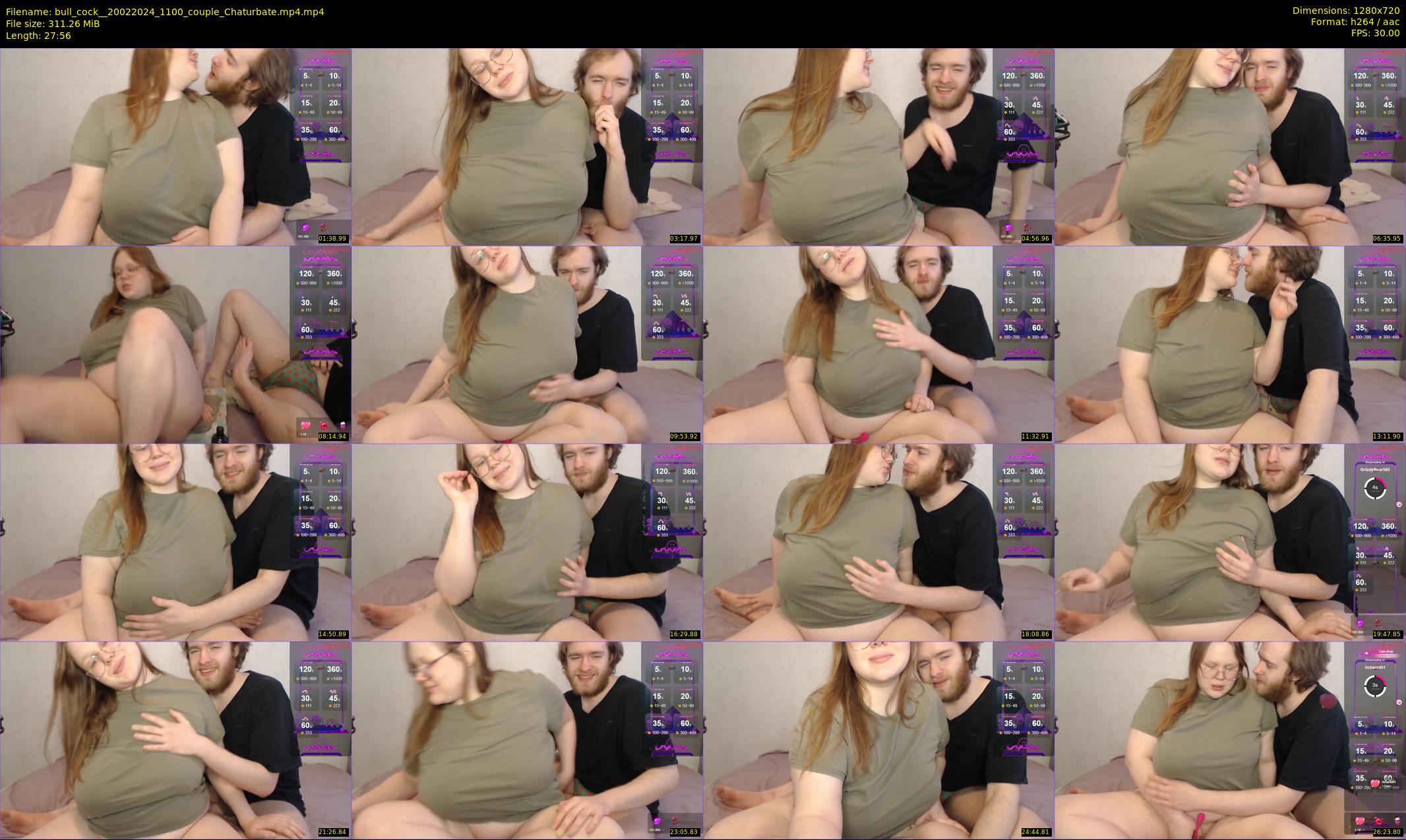 bull_cock_ — 28 minute Chaturbate couple cam show recording, 720p, Feb 20, 2024