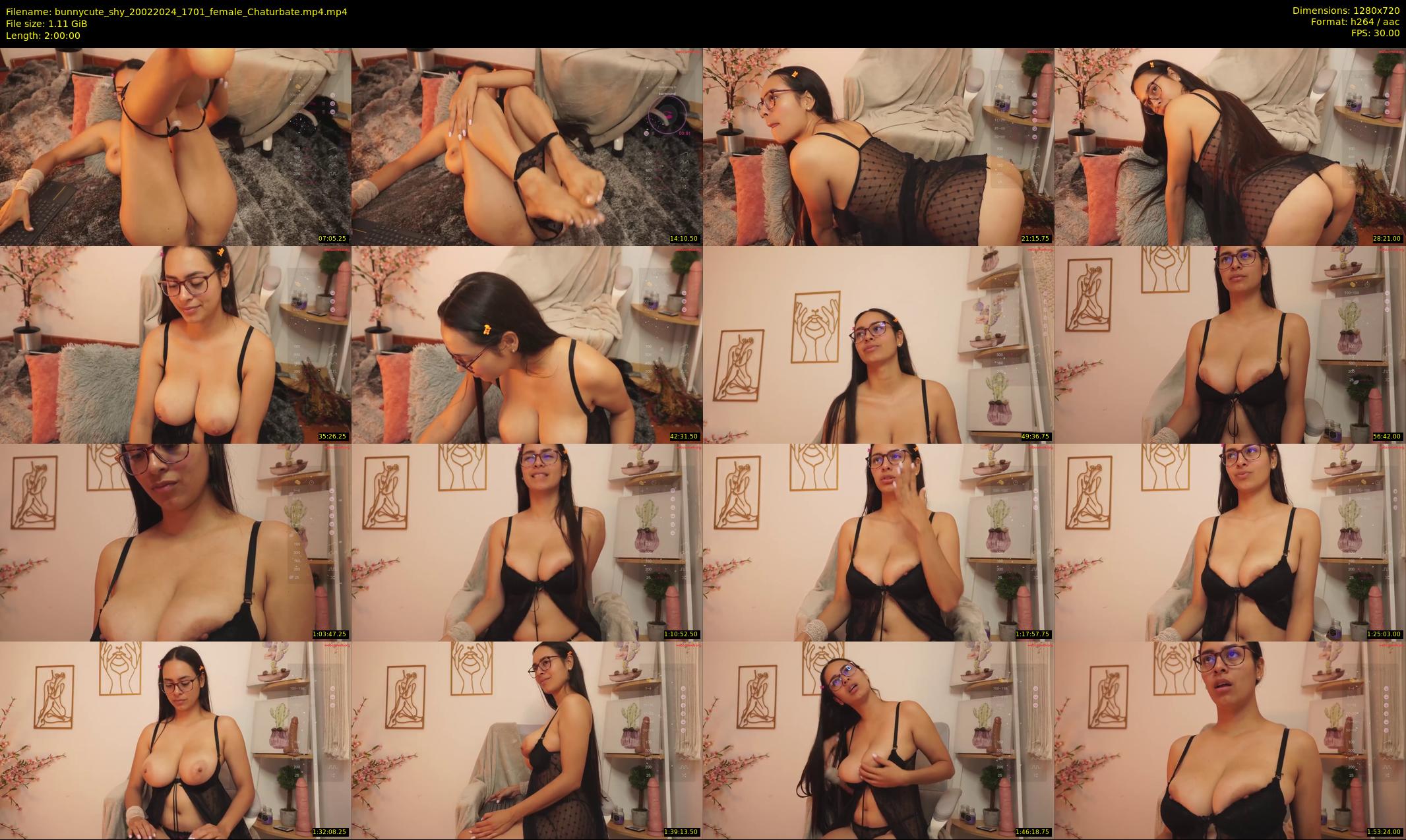 bunnycute_shy — 120 minute Chaturbate female cam show recording, 720p, Feb 20, 2024