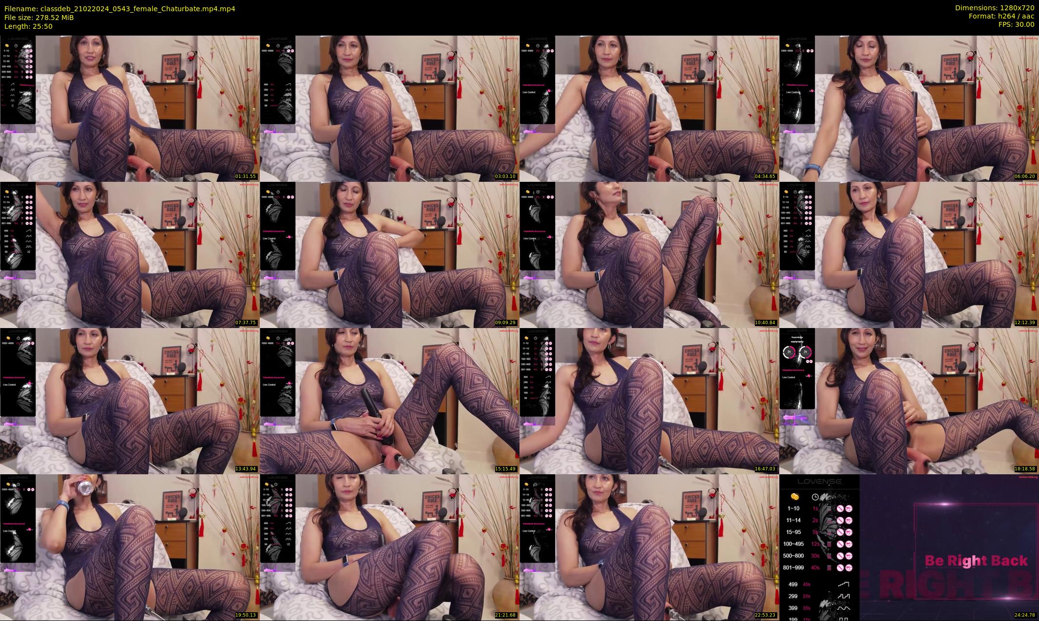 classdeb — 26 minute Chaturbate female cam show recording, 720p, Feb 21, 2024