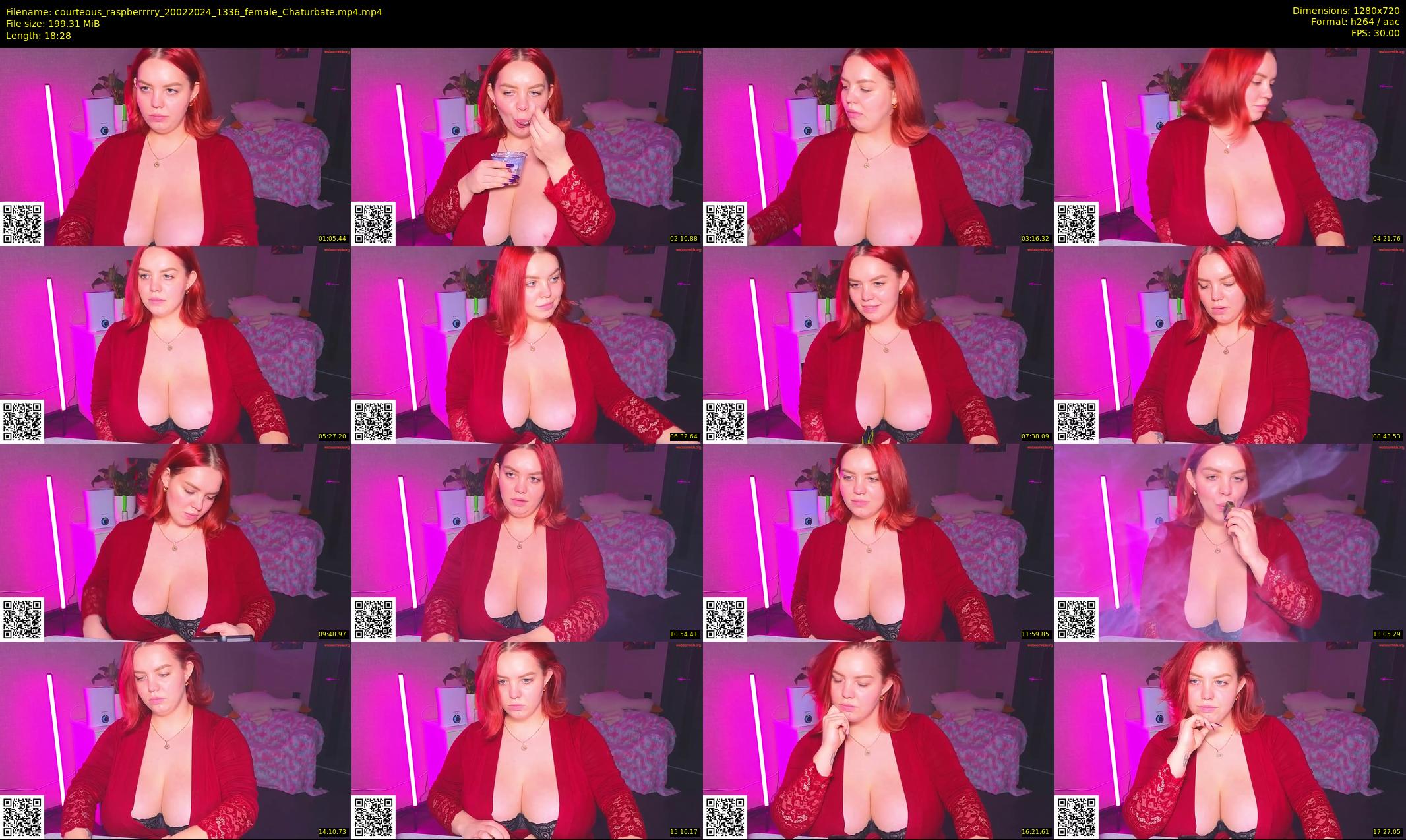 courteous_raspberrrry — 19 minute Chaturbate female cam show recording, 720p, Feb 20, 2024