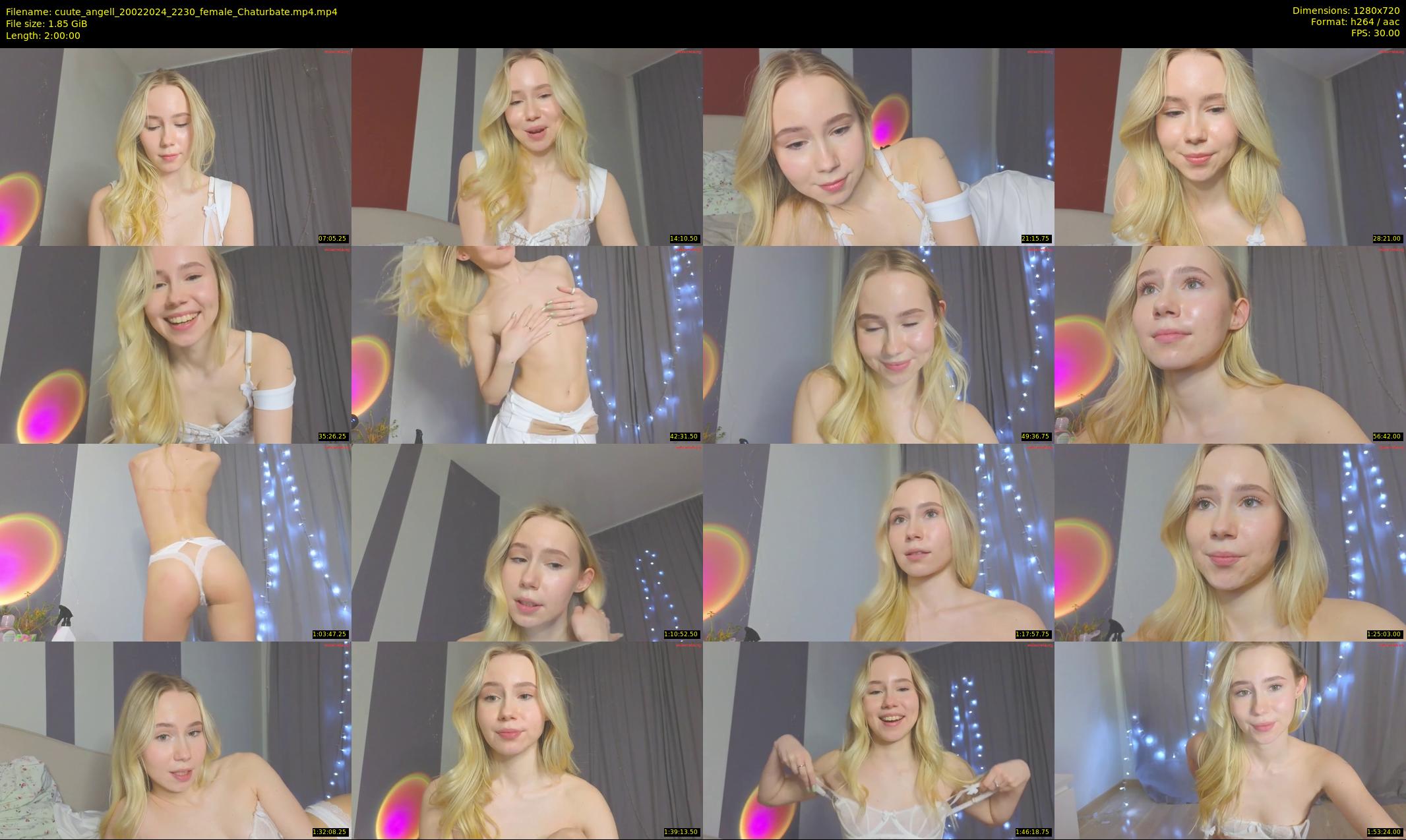cuute_angell — 120 minute Chaturbate female cam show recording, 720p, Feb 20, 2024