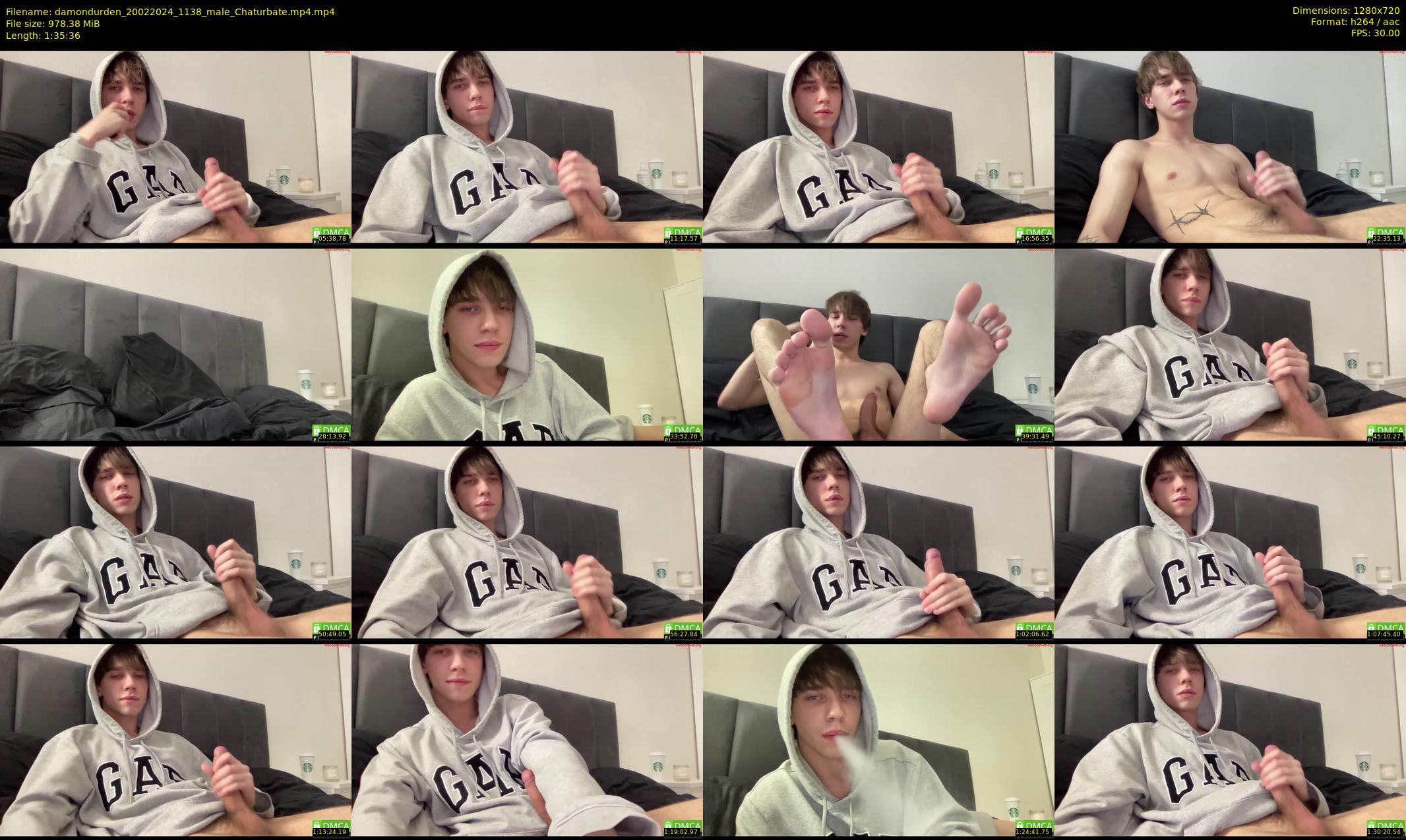 damondurden — 96 minute Chaturbate male cam show recording, 720p, Feb 20, 2024