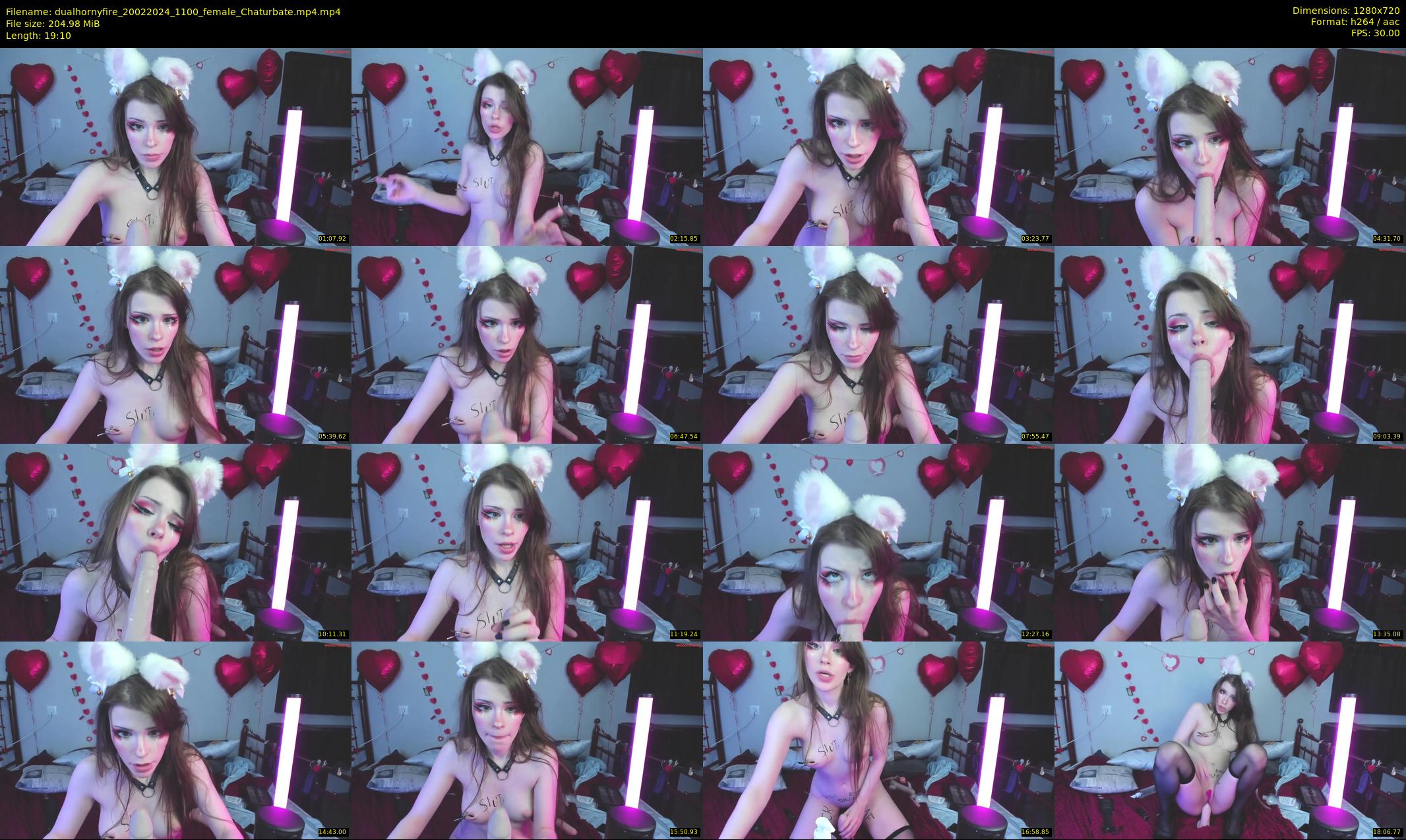 dualhornyfire — 20 minute Chaturbate couple cam show recording, 720p, Feb 20, 2024