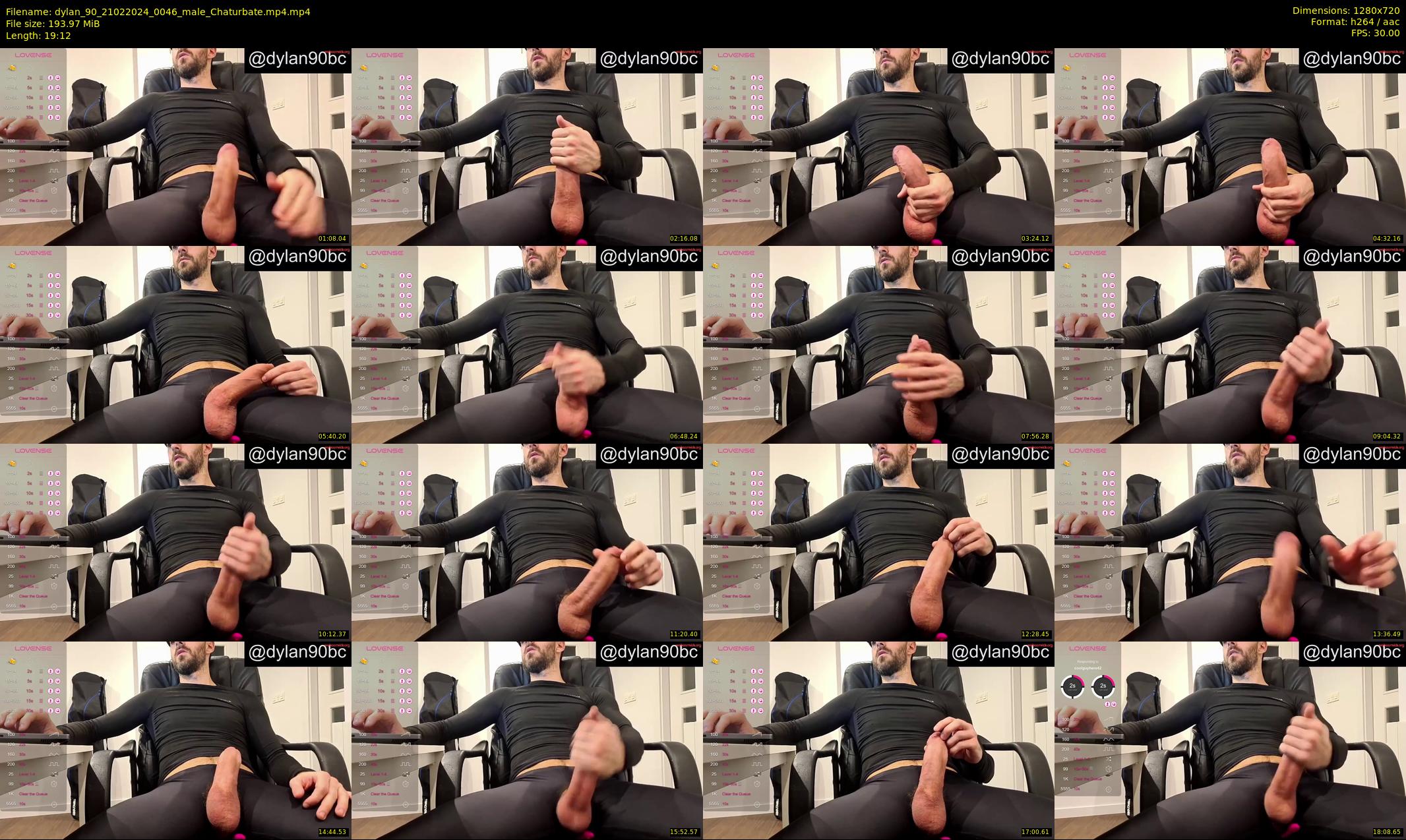 dylan_90 — 20 minute Chaturbate male cam show recording, 720p, Feb 21, 2024