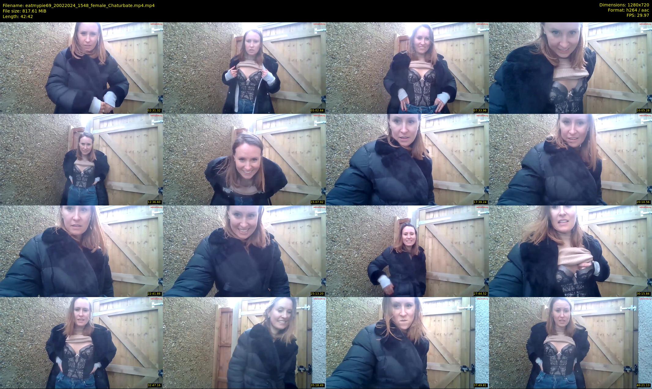 eatmypie69 — 43 minute Chaturbate female cam show recording, 720p, Feb 20, 2024