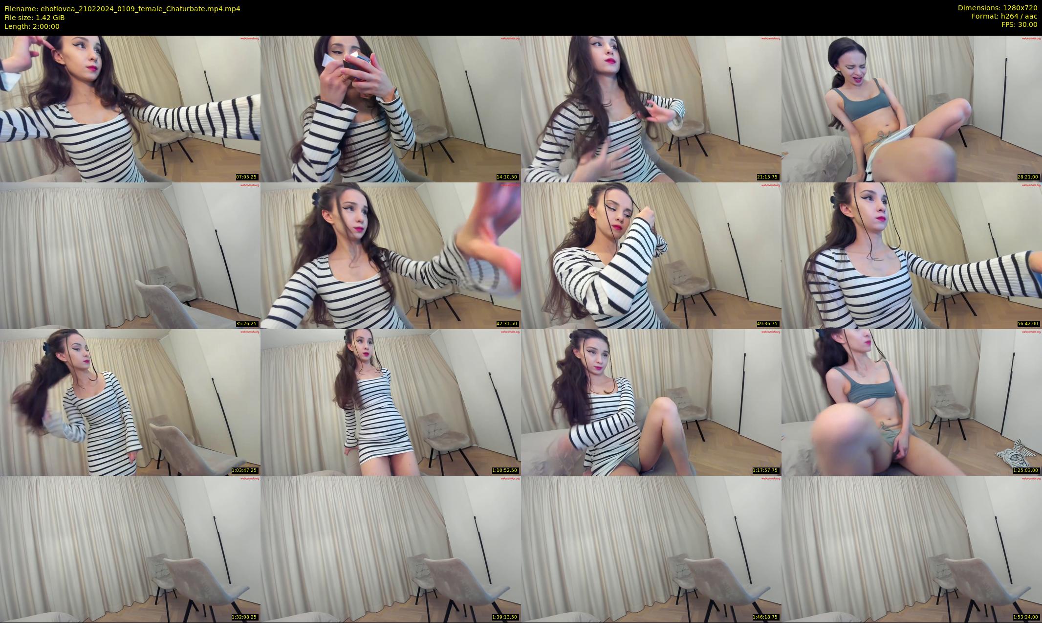 ehotlovea — 120 minute Chaturbate female cam show recording, 720p, Feb 21, 2024