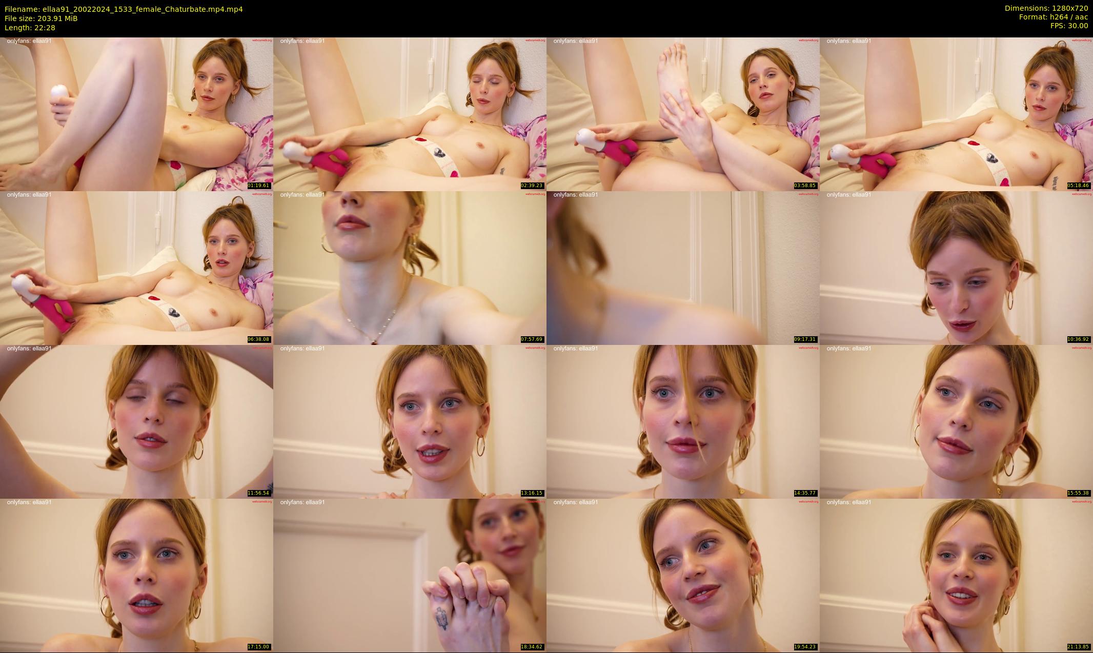 ellaa91 — 23 minute Chaturbate female cam show recording, 720p, Feb 20, 2024