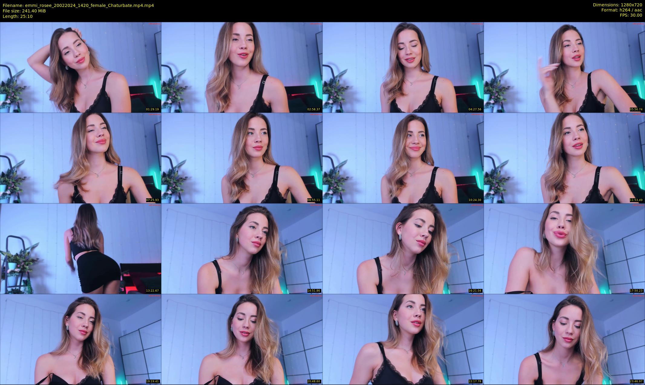 emmi_rosee — 26 minute Chaturbate female cam show recording, 720p, Feb 20, 2024
