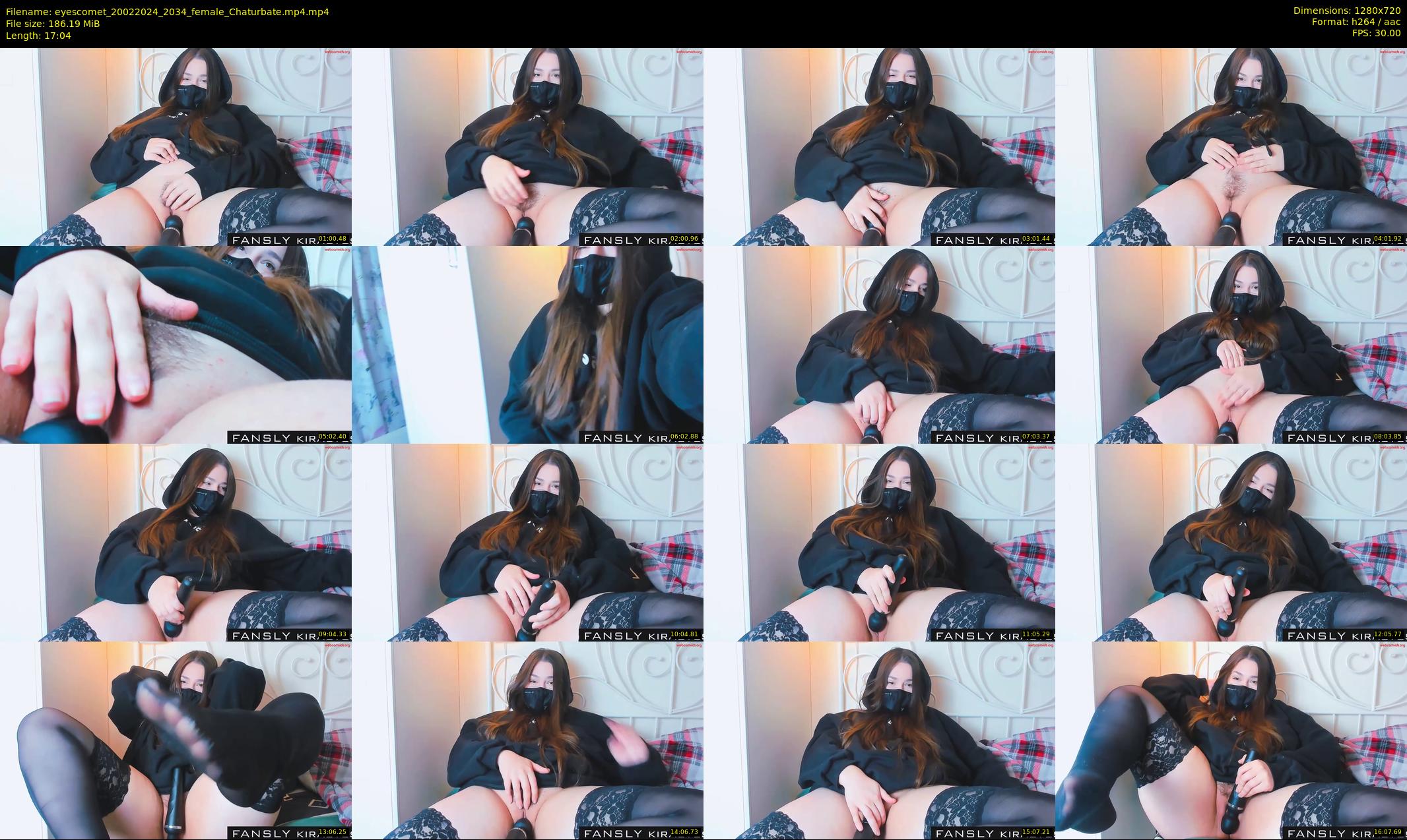 eyescomet — 18 minute Chaturbate female cam show recording, 720p, Feb 20, 2024