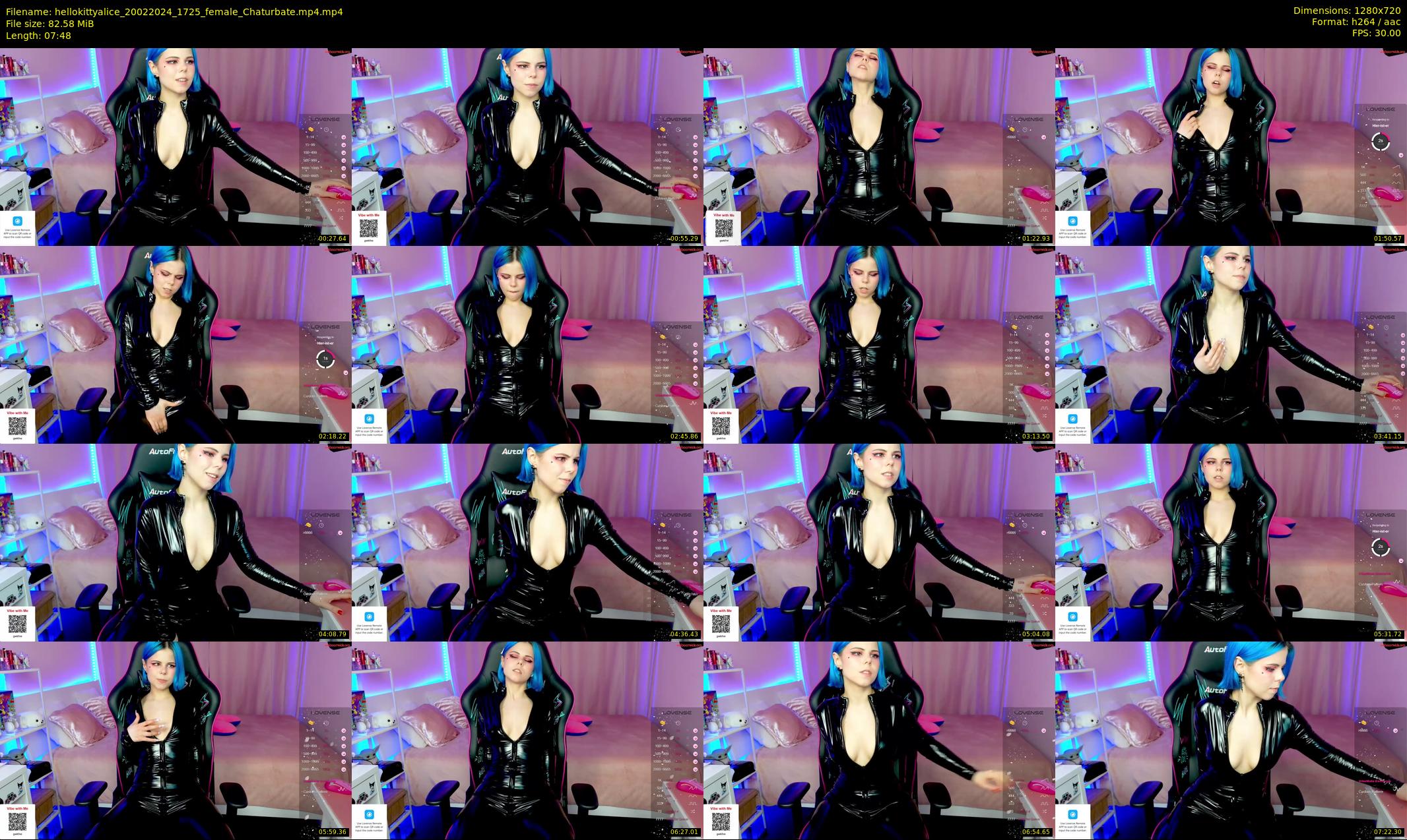 hellokittyalice — 8 minute Chaturbate female cam show recording, 720p, Feb 20, 2024
