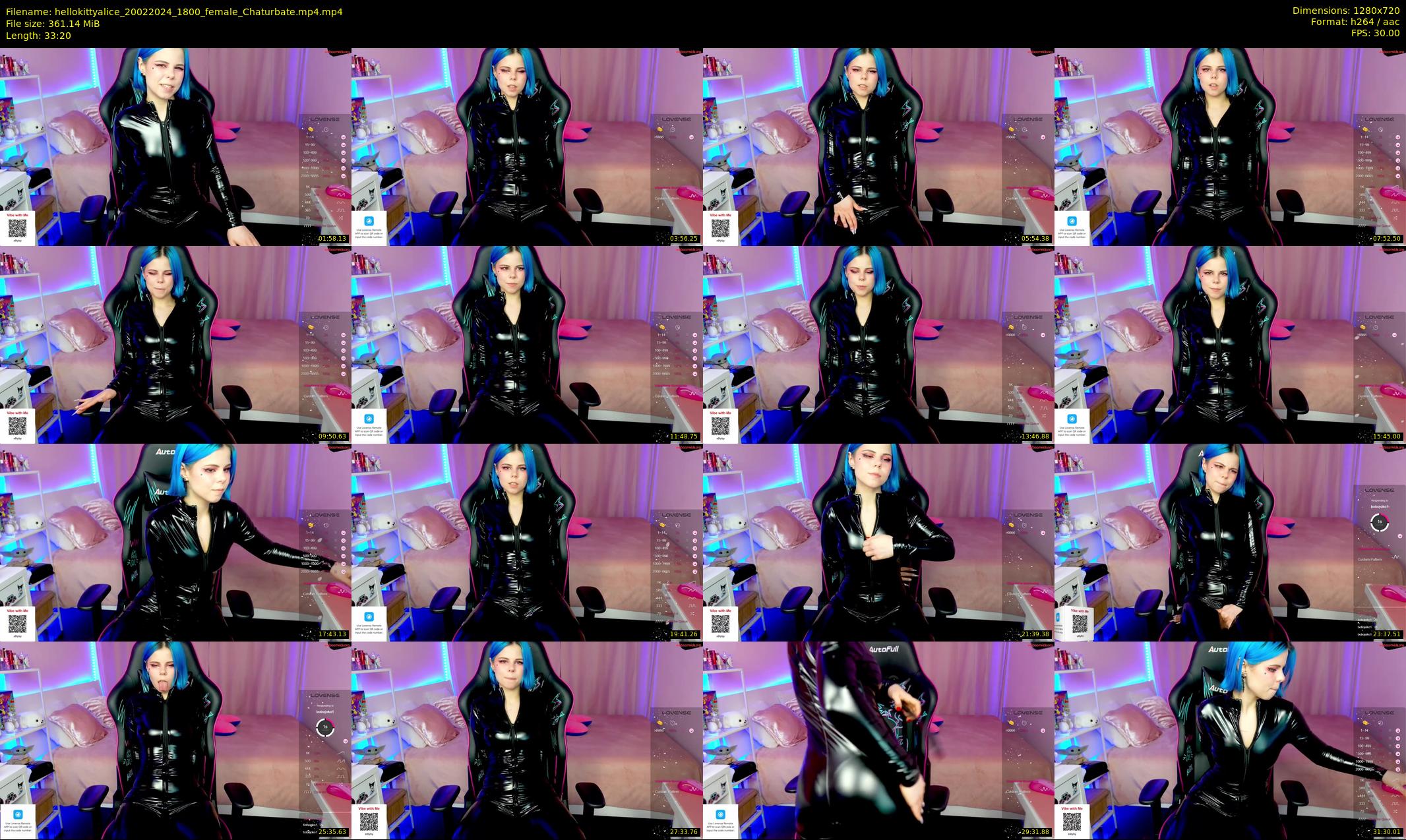 hellokittyalice — 34 minute Chaturbate female cam show recording, 720p, Feb 20, 2024