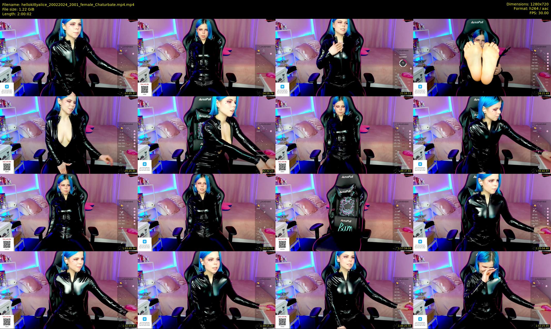 hellokittyalice — 121 minute Chaturbate female cam show recording, 720p, Feb 20, 2024