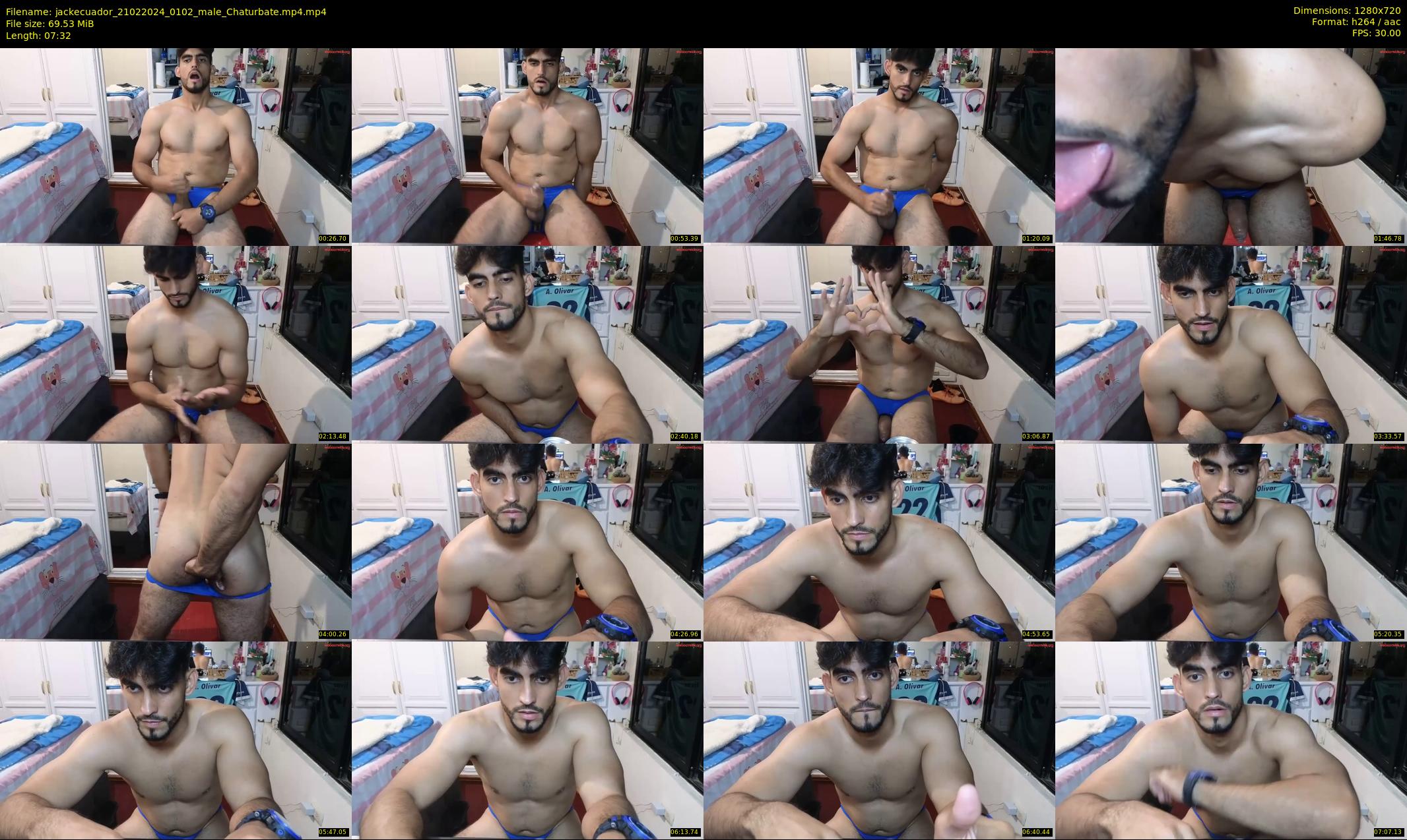 jackecuador — 8 minute Chaturbate male cam show recording, 720p, Feb 21, 2024