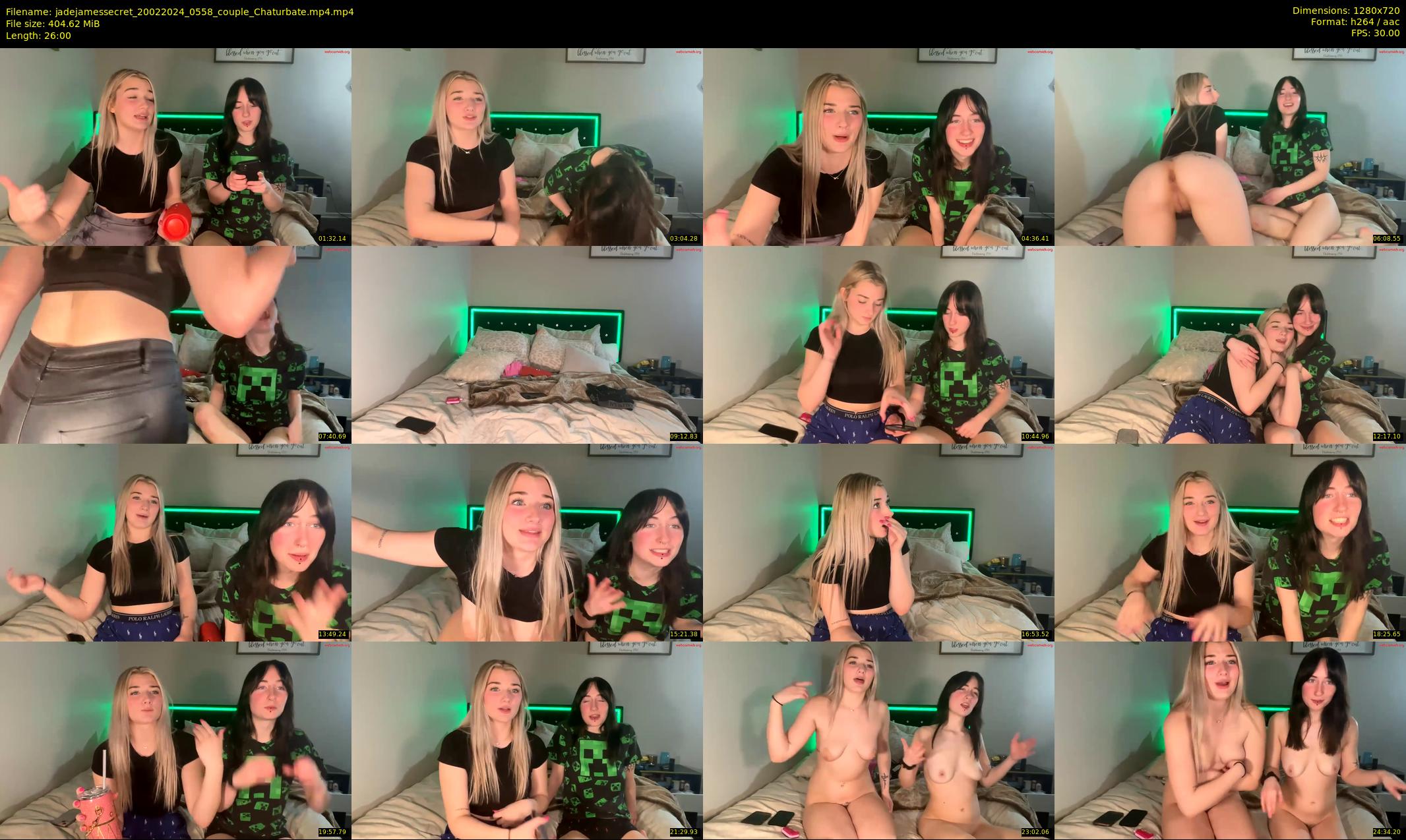 jadejamessecret — 26 minute Chaturbate couple cam show recording, 720p, Feb 20, 2024