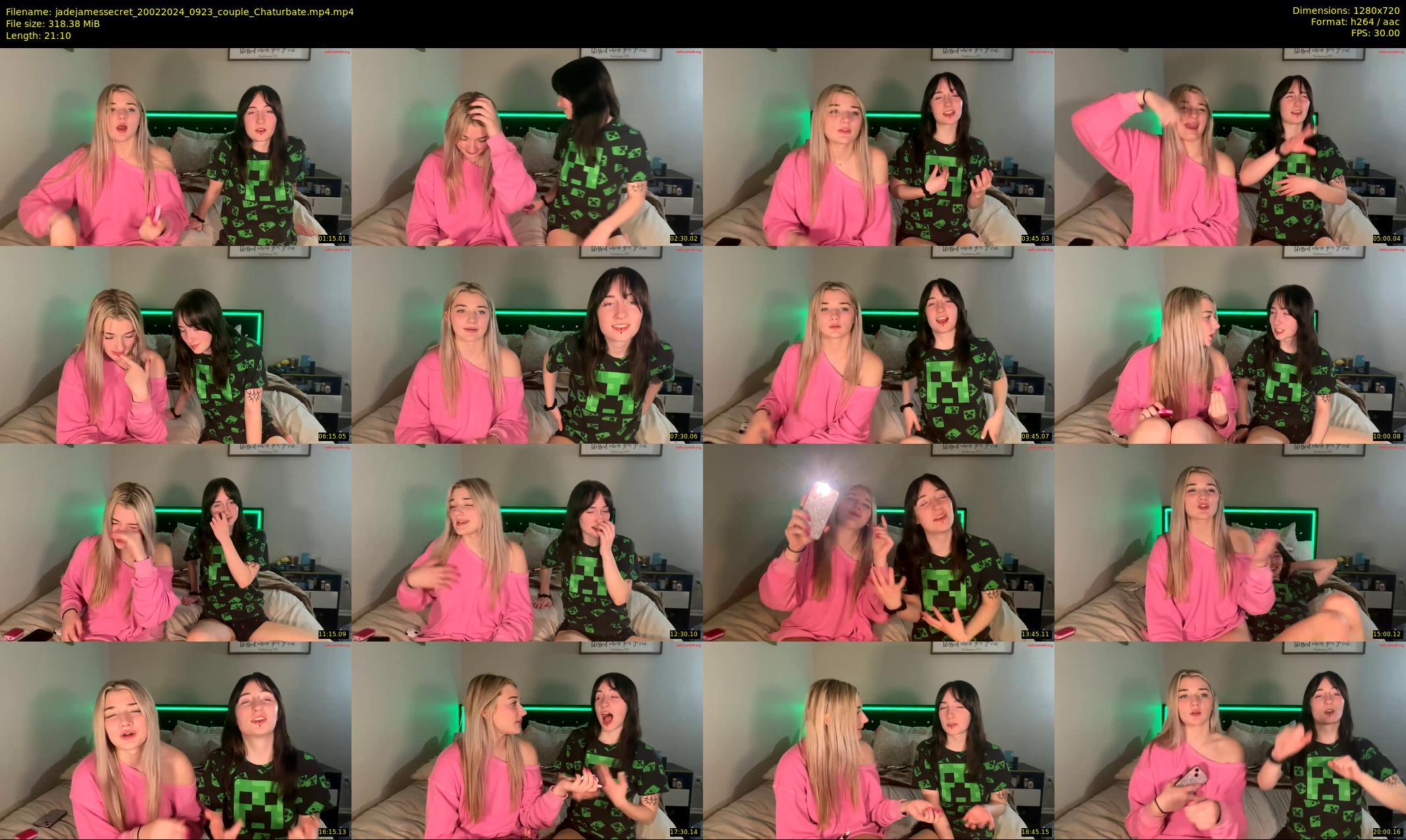 jadejamessecret — 22 minute Chaturbate couple cam show recording, 720p, Feb 20, 2024