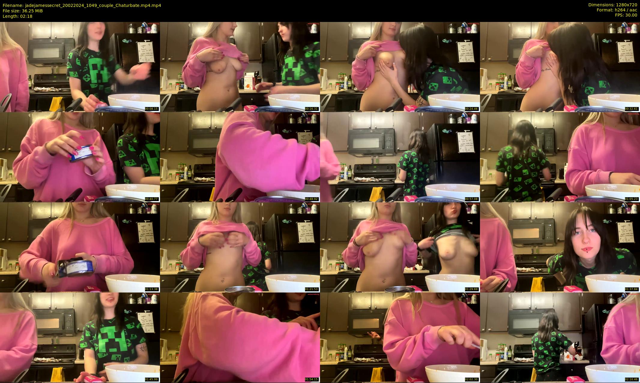 jadejamessecret — 3 minute Chaturbate couple cam show recording, 720p, Feb 20, 2024