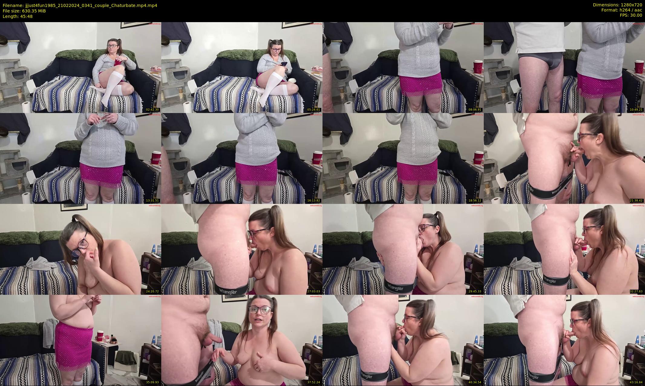 jjjust4fun1985 — 46 minute Chaturbate couple cam show recording, 720p, Feb 21, 2024