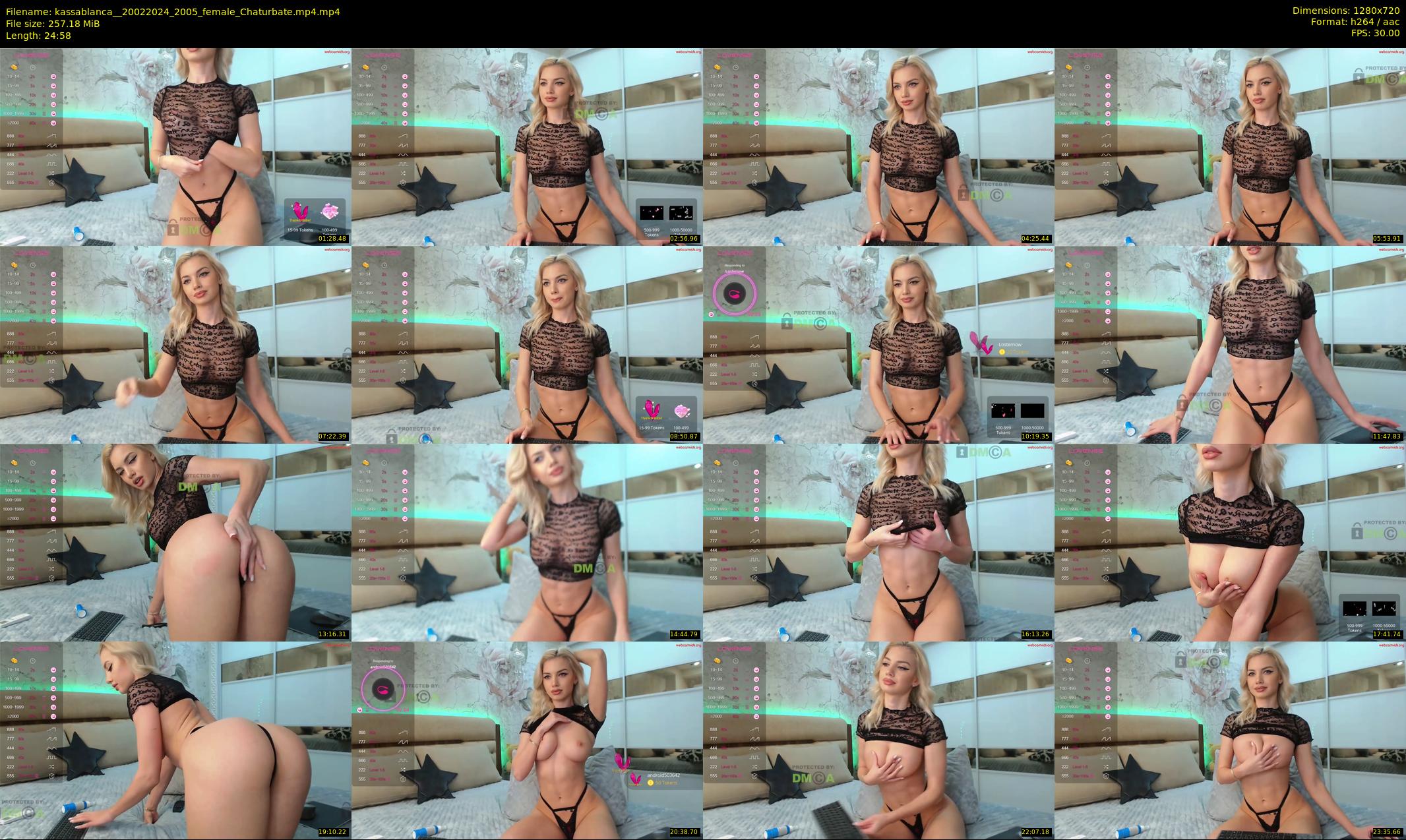 kassablanca_ — 25 minute Chaturbate female cam show recording, 720p, Feb 20, 2024
