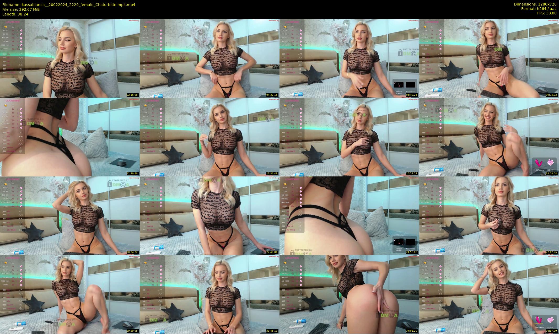 kassablanca_ — 39 minute Chaturbate female cam show recording, 720p, Feb 20, 2024
