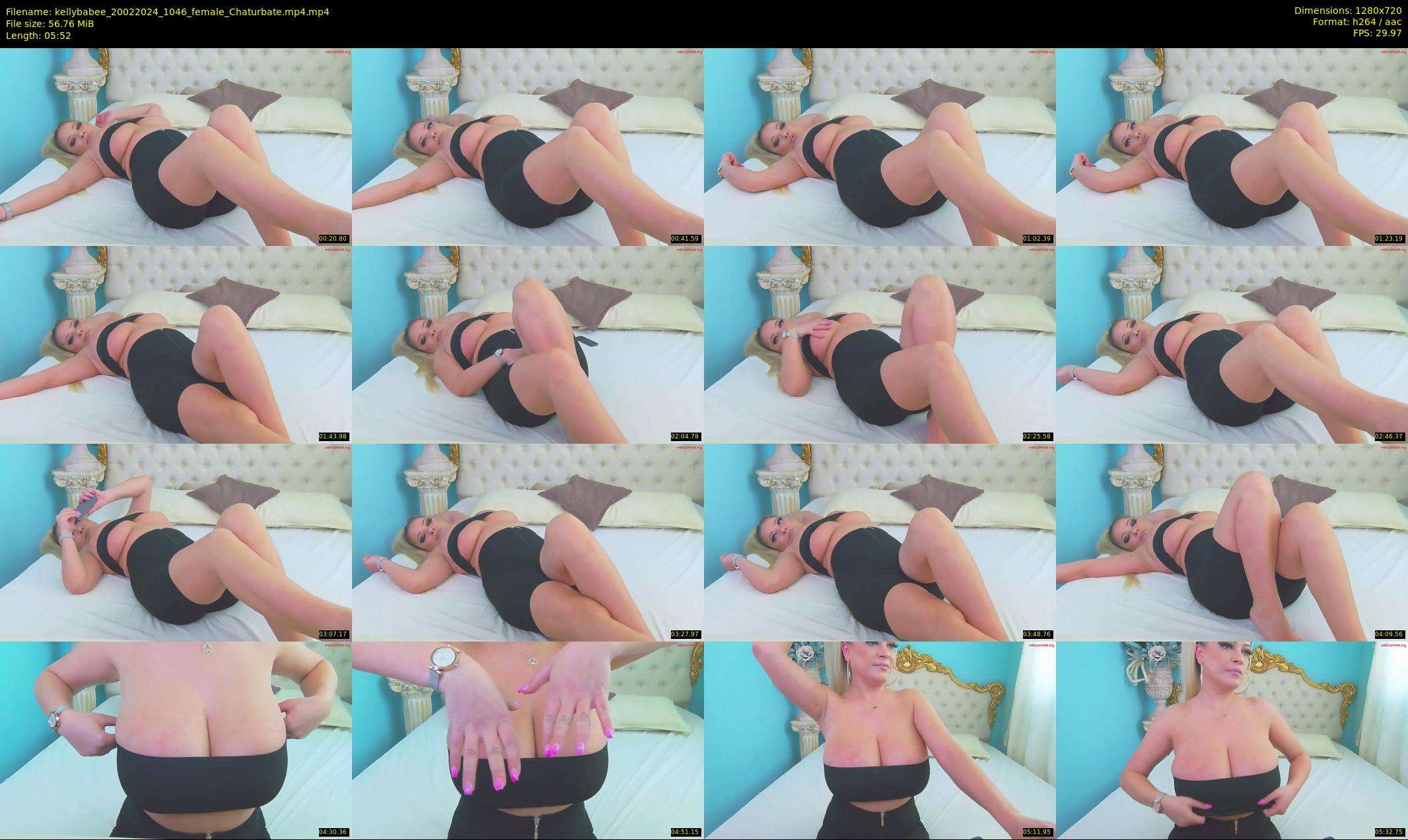 kellybabee — 6 minute Chaturbate female cam show recording, 720p, Feb 20, 2024