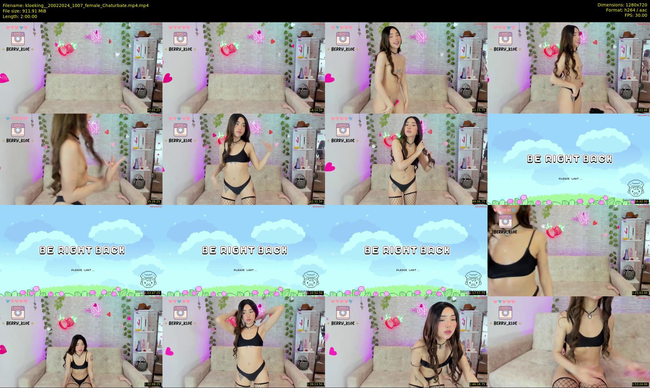 kloeking_ — 120 minute Chaturbate female cam show recording, 720p, Feb 20, 2024