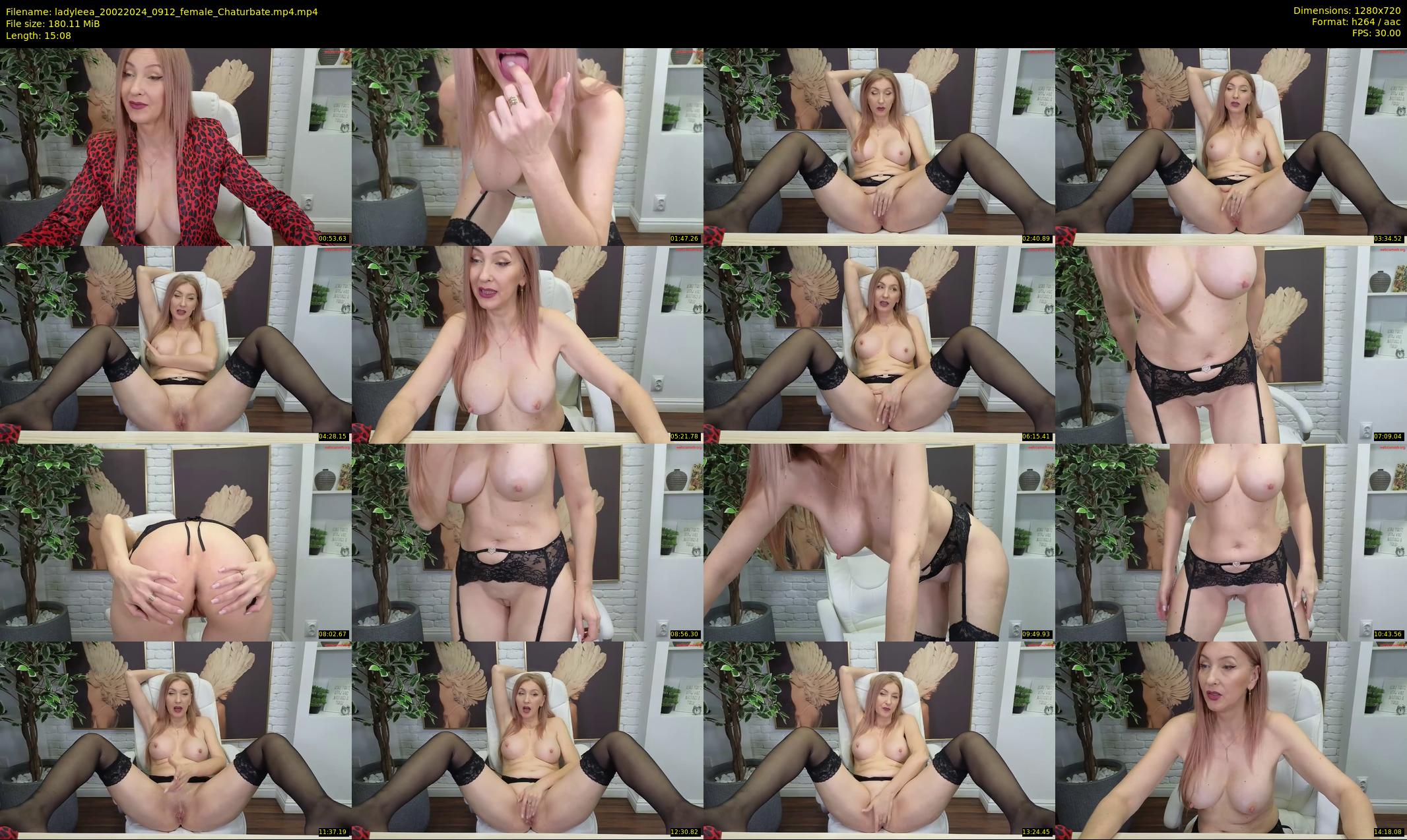 ladyleea — 16 minute Chaturbate female cam show recording, 720p, Feb 20, 2024