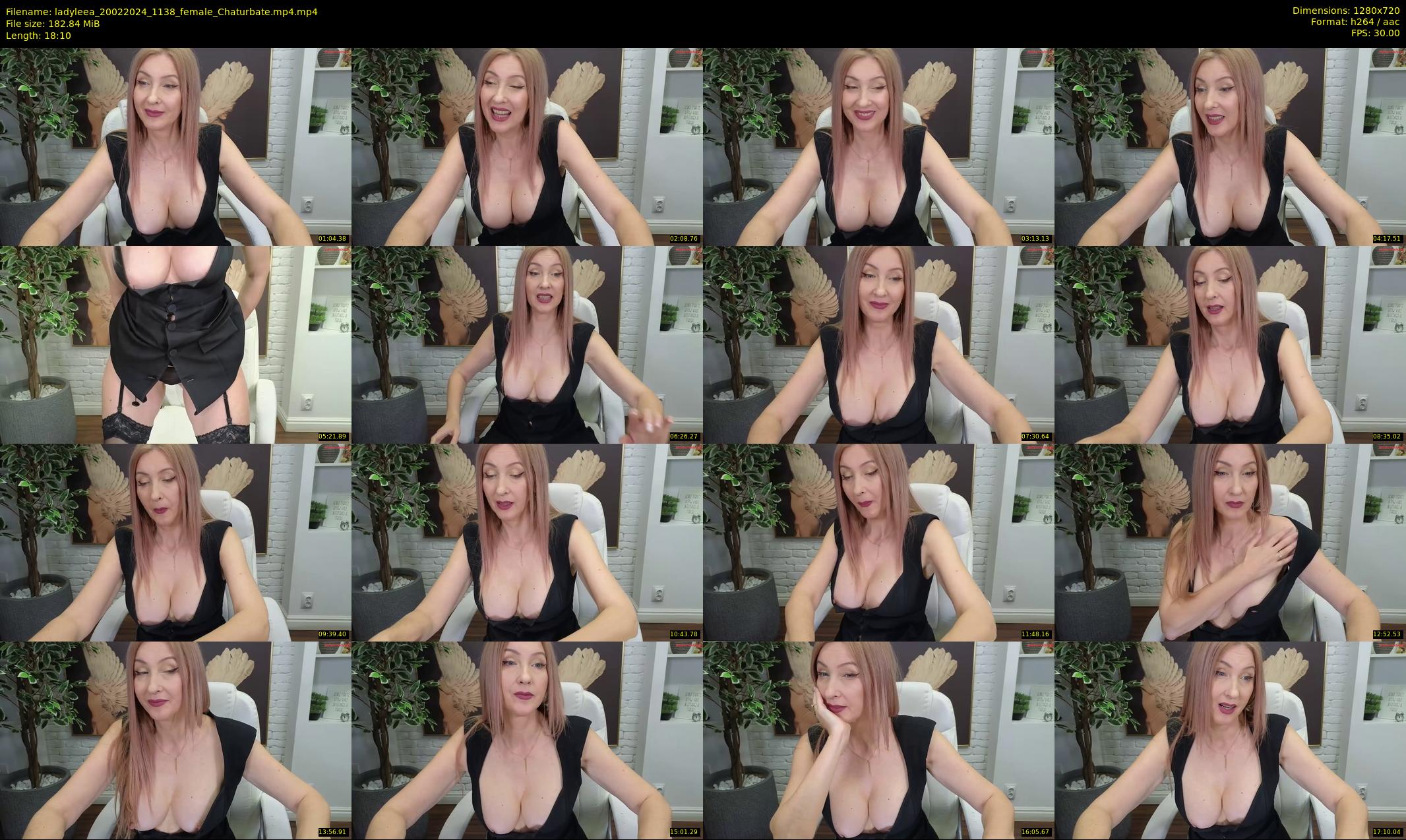 ladyleea — 19 minute Chaturbate female cam show recording, 720p, Feb 20, 2024