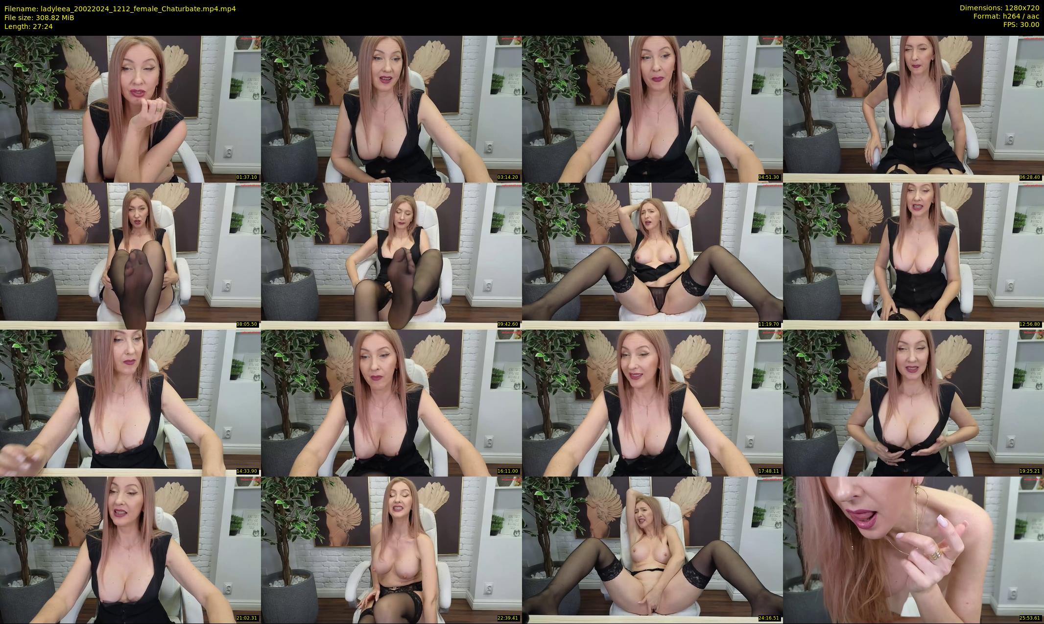 ladyleea — 28 minute Chaturbate female cam show recording, 720p, Feb 20, 2024