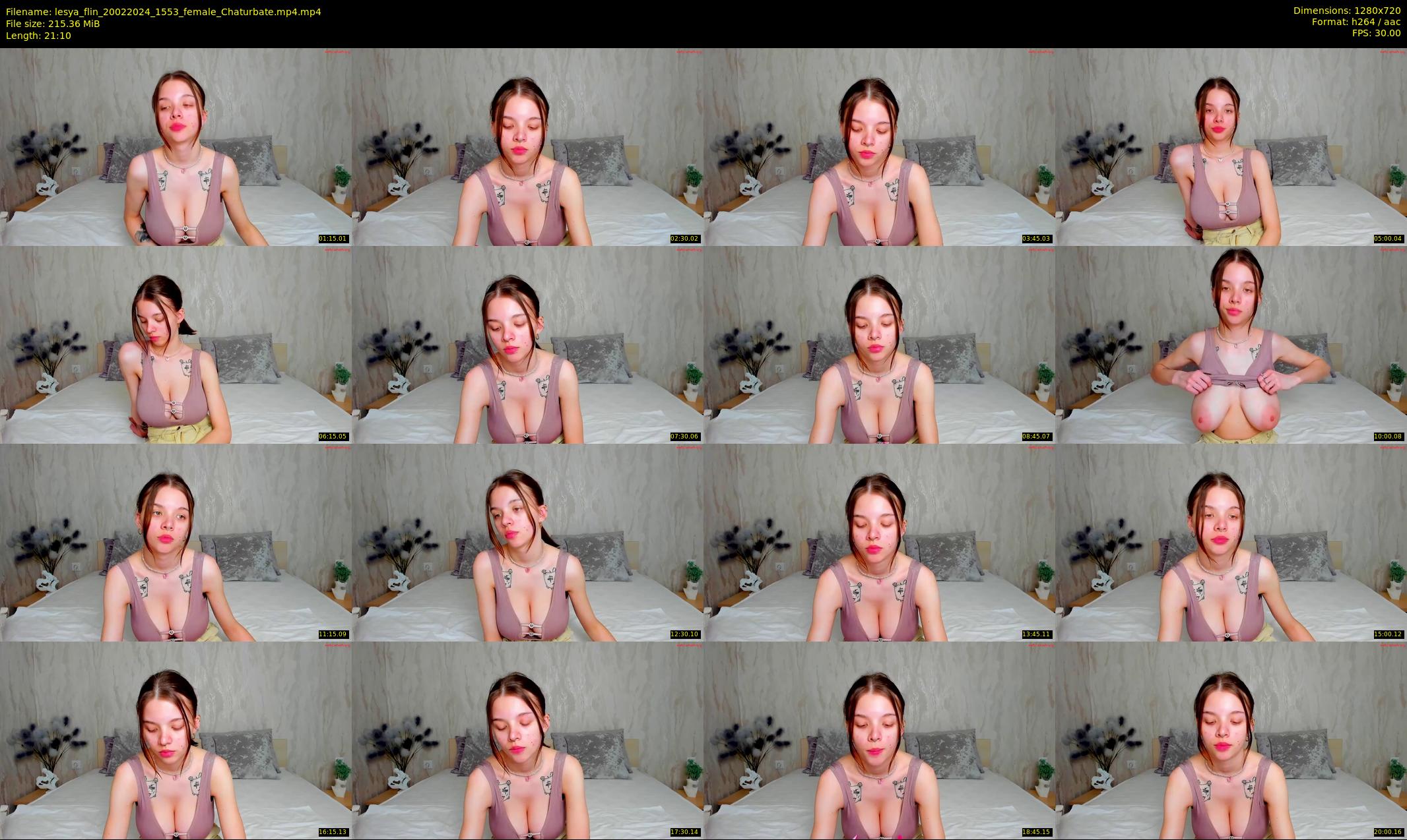 lesya_flin — 22 minute Chaturbate female cam show recording, 720p, Feb 20, 2024