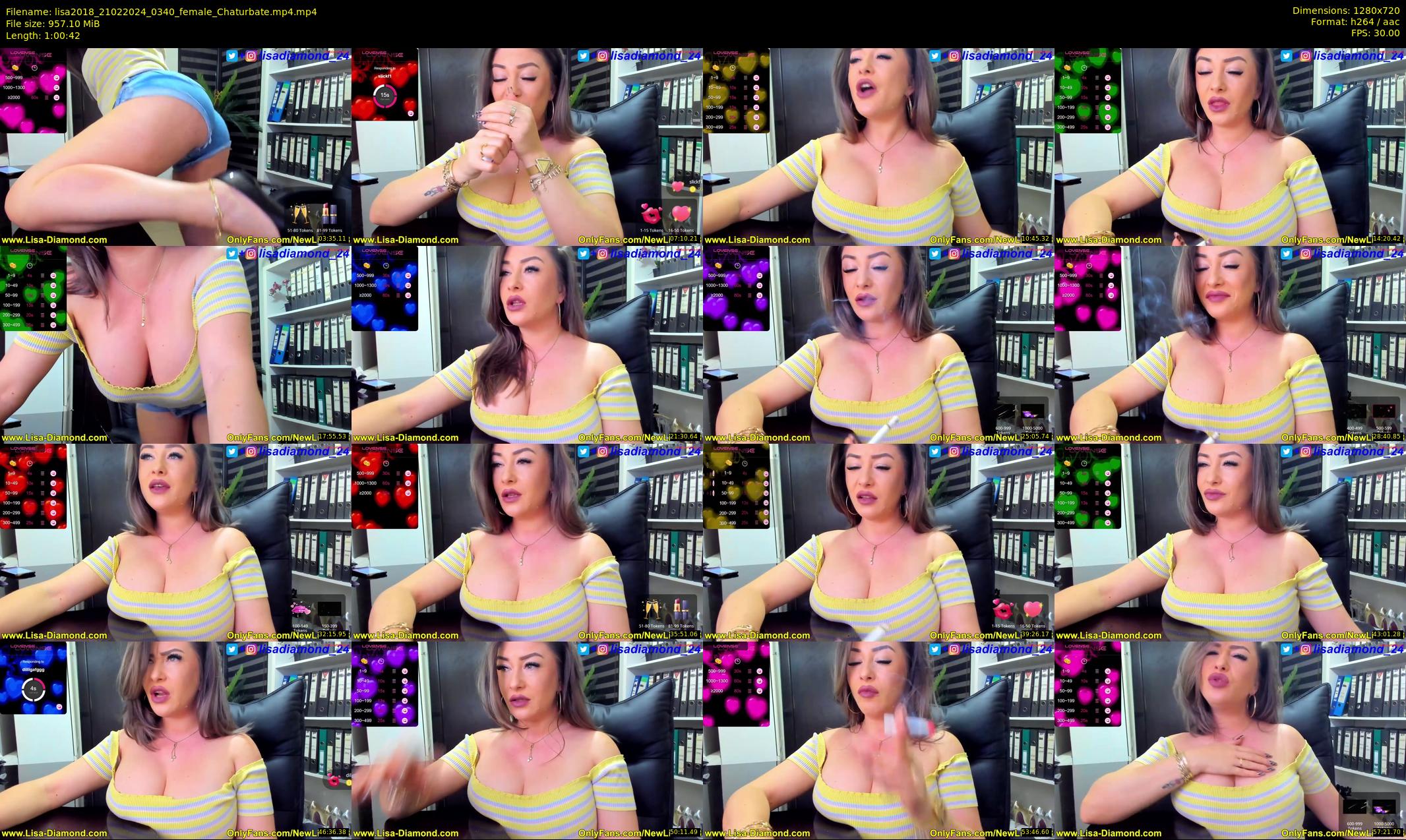 lisa2018 — 61 minute Chaturbate female cam show recording, 720p, Feb 21, 2024