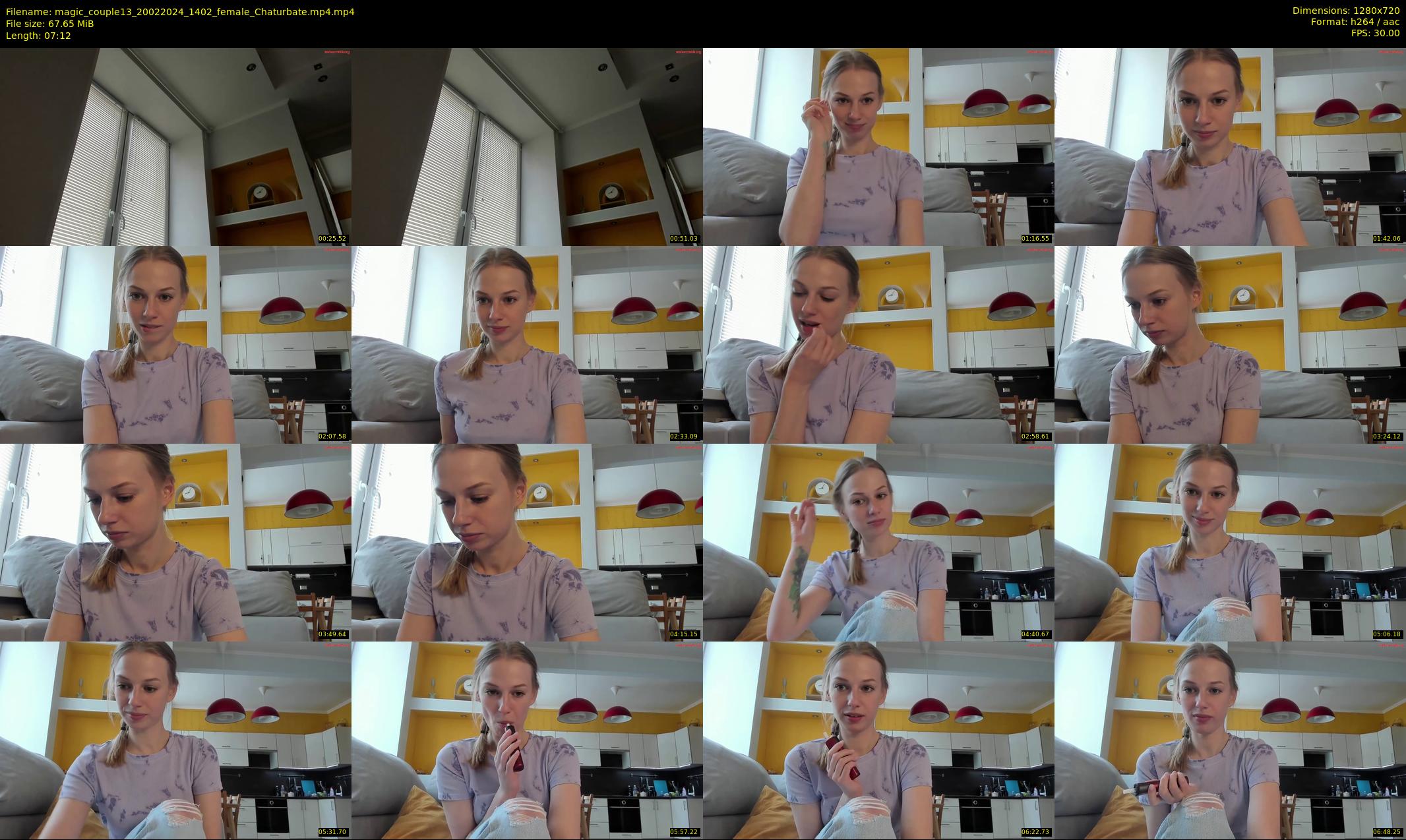 magic_couple13 — 8 minute Chaturbate couple cam show recording, 720p, Feb 20, 2024