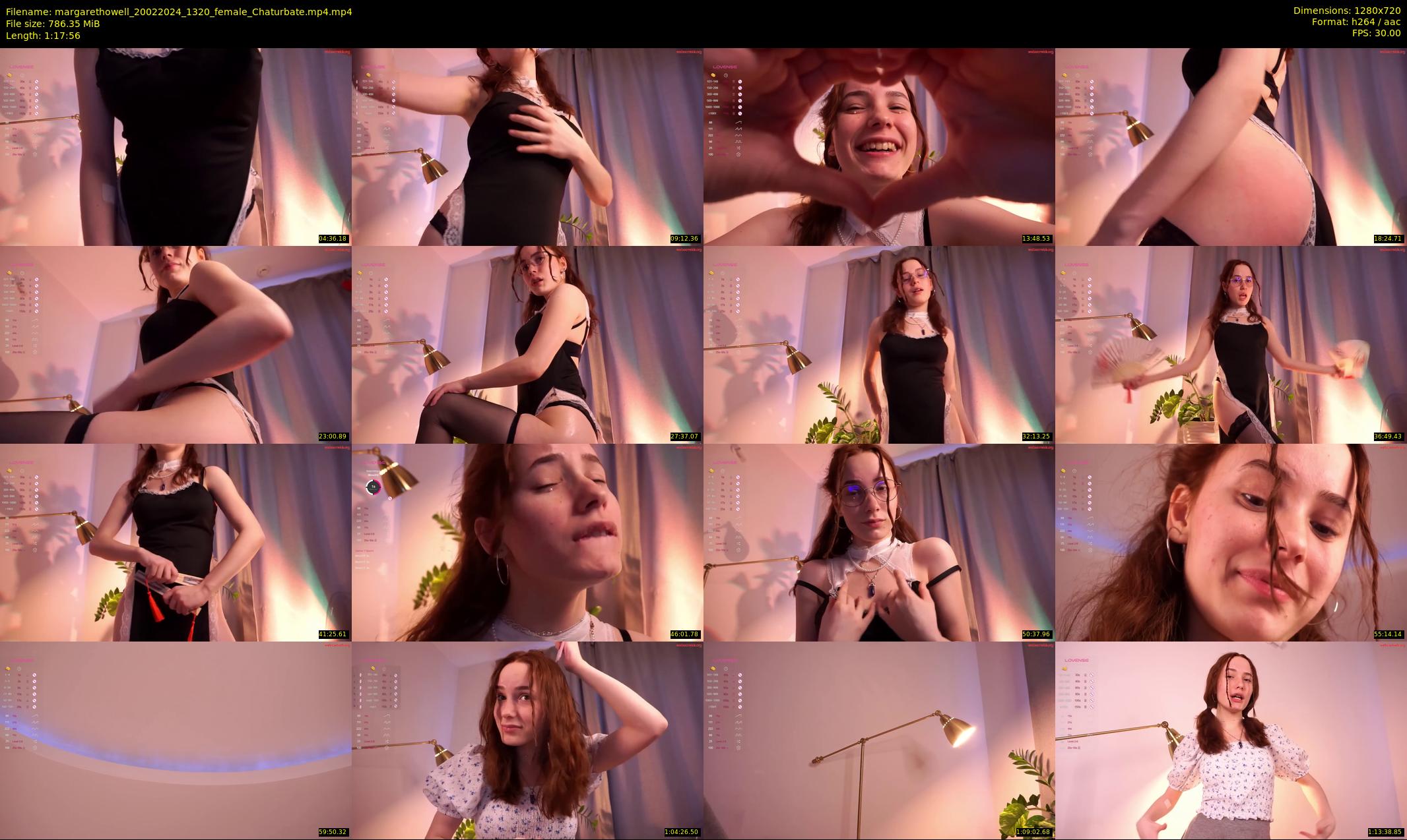 margarethowell — 78 minute Chaturbate female cam show recording, 720p, Feb 20, 2024