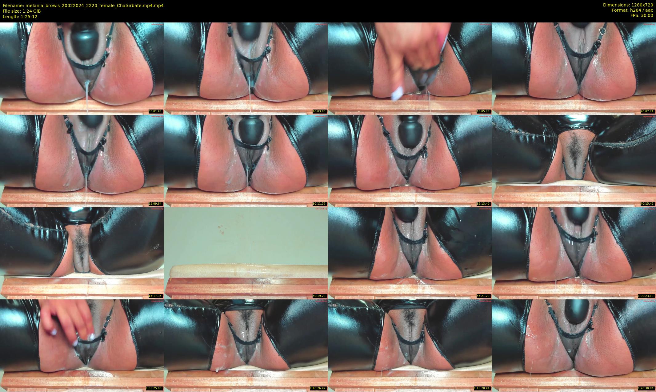 melania_browis — 86 minute Chaturbate female cam show recording, 720p, Feb 20, 2024