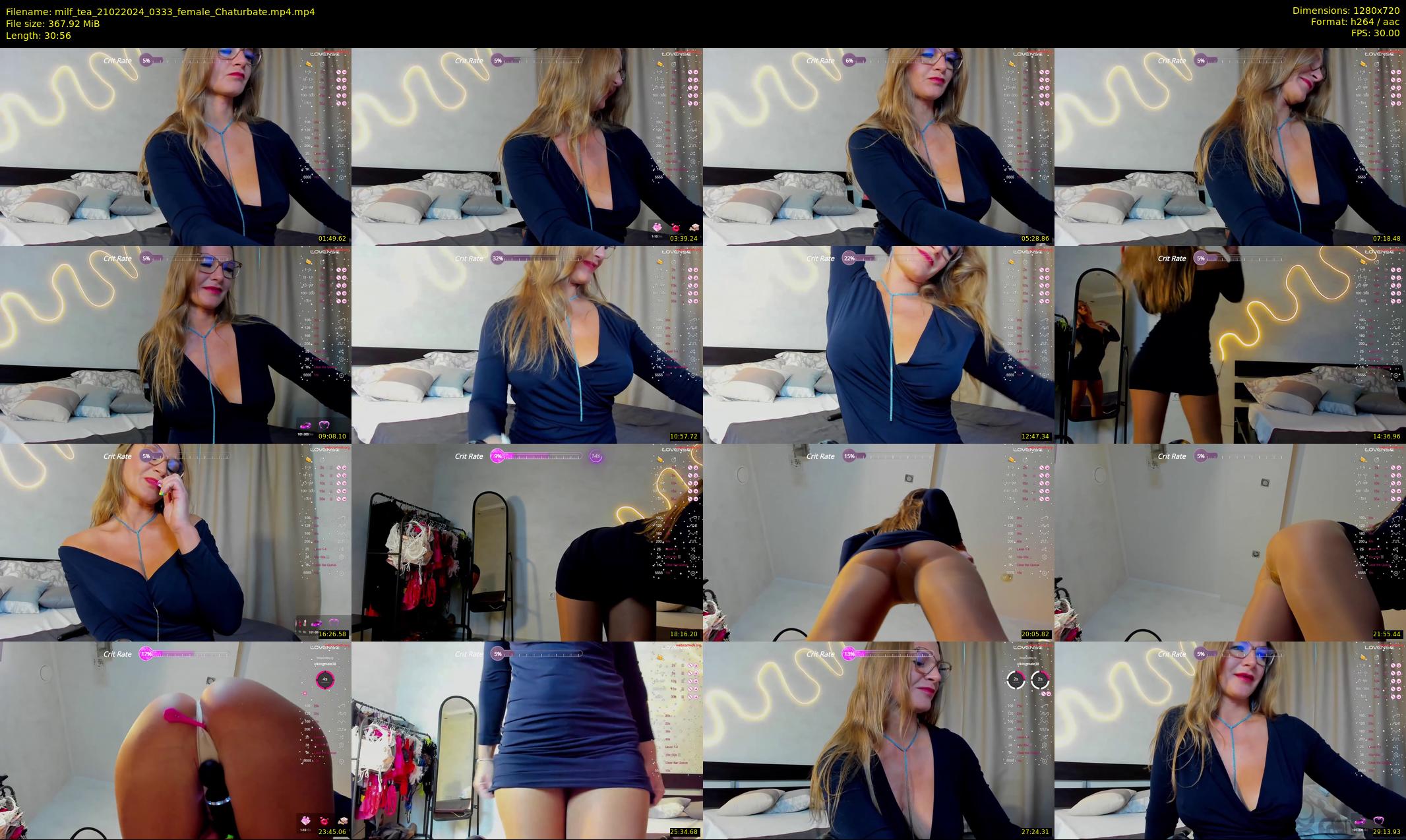 milf_tea — 31 minute Chaturbate female cam show recording, 720p, Feb 21, 2024