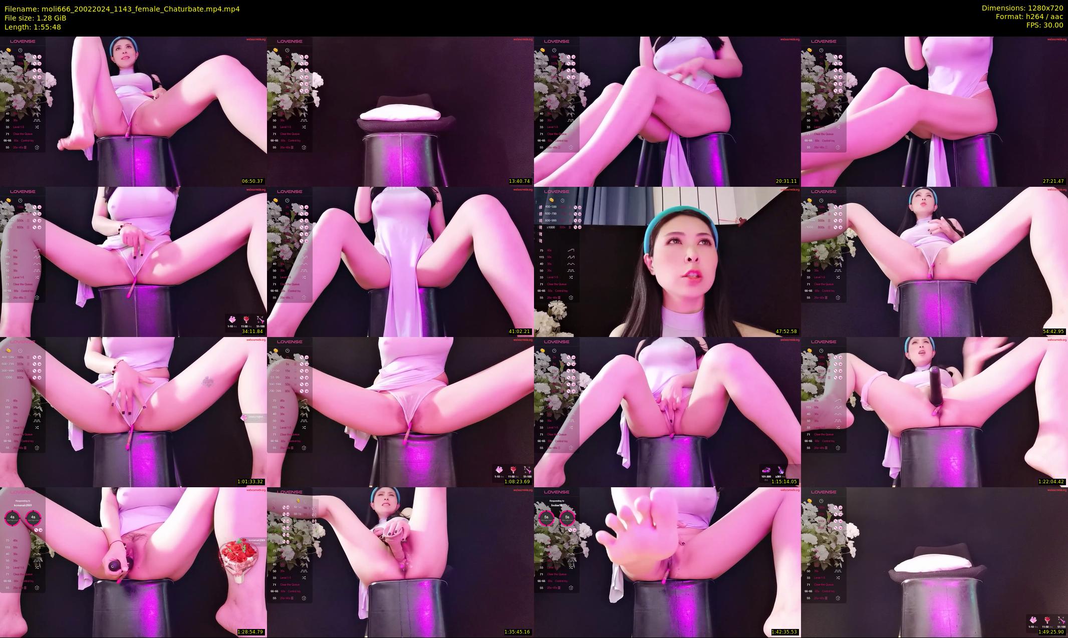 moli666 — 116 minute Chaturbate female cam show recording, 720p, Feb 20, 2024