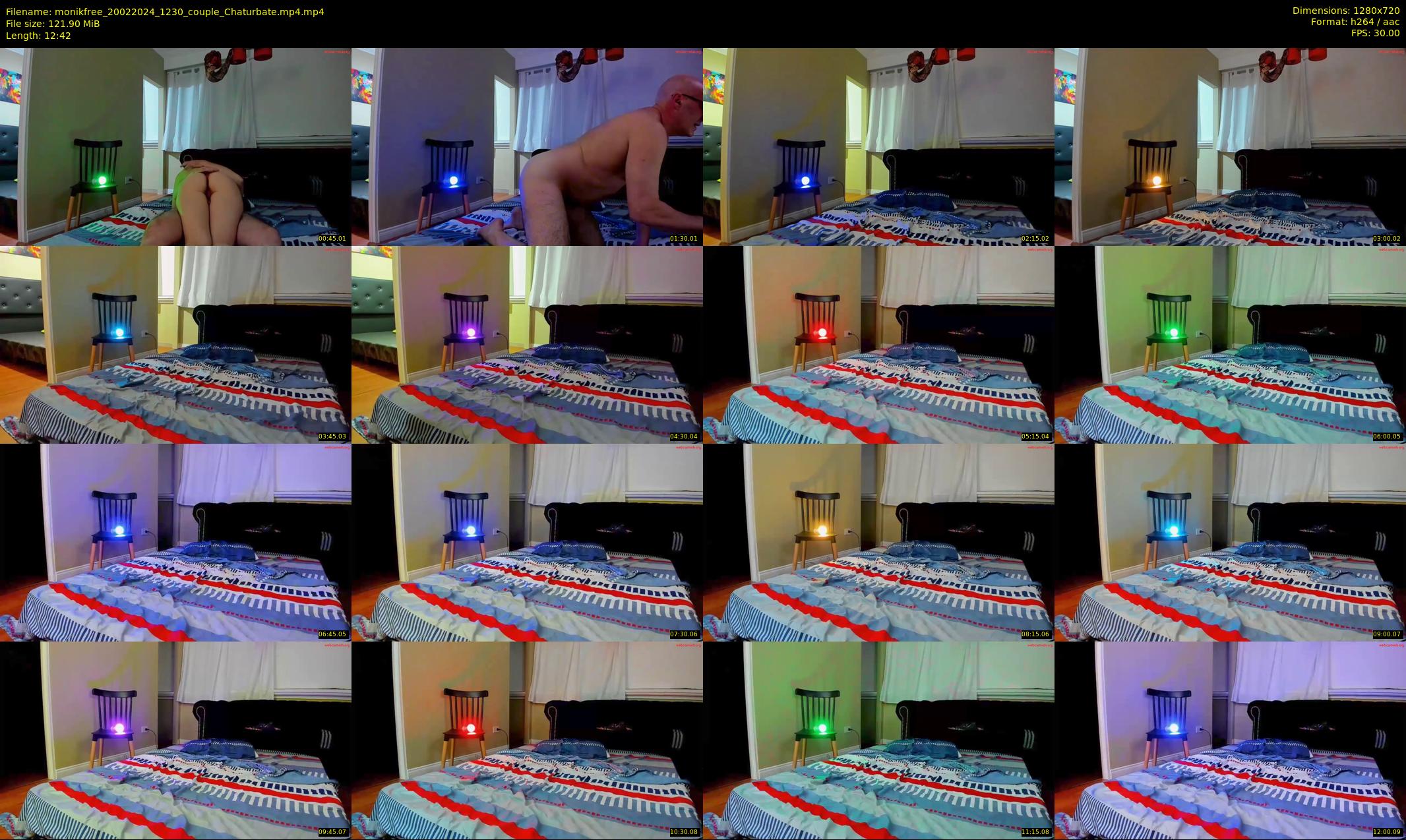 monikfree — 13 minute Chaturbate couple cam show recording, 720p, Feb 20, 2024