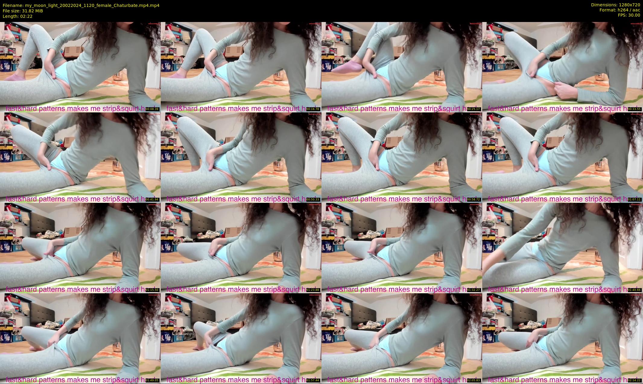 my_moon_light — 3 minute Chaturbate female cam show recording, 720p, Feb 20, 2024
