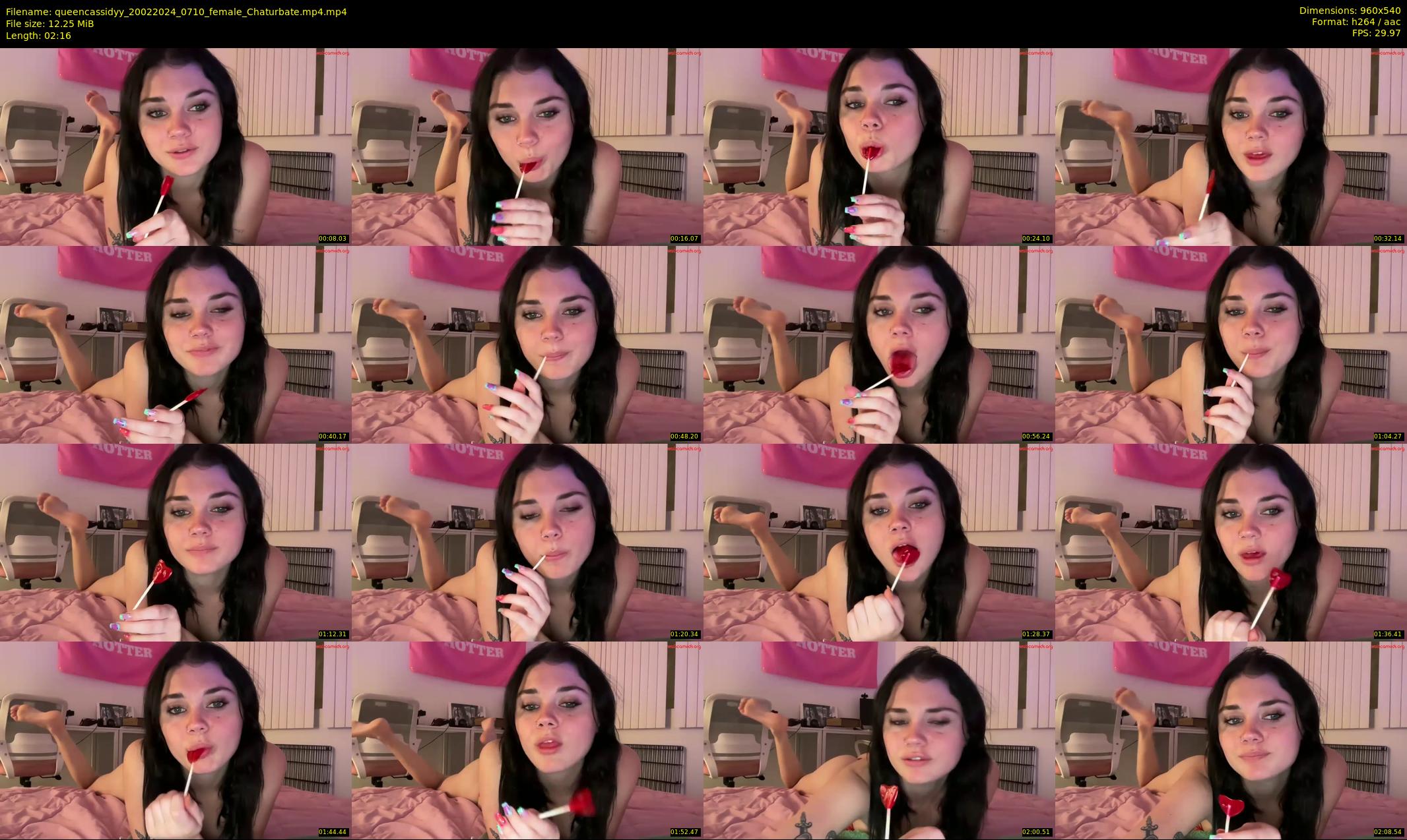 queencassidyy — 3 minute Chaturbate female cam show recording, 480p, Feb 20, 2024
