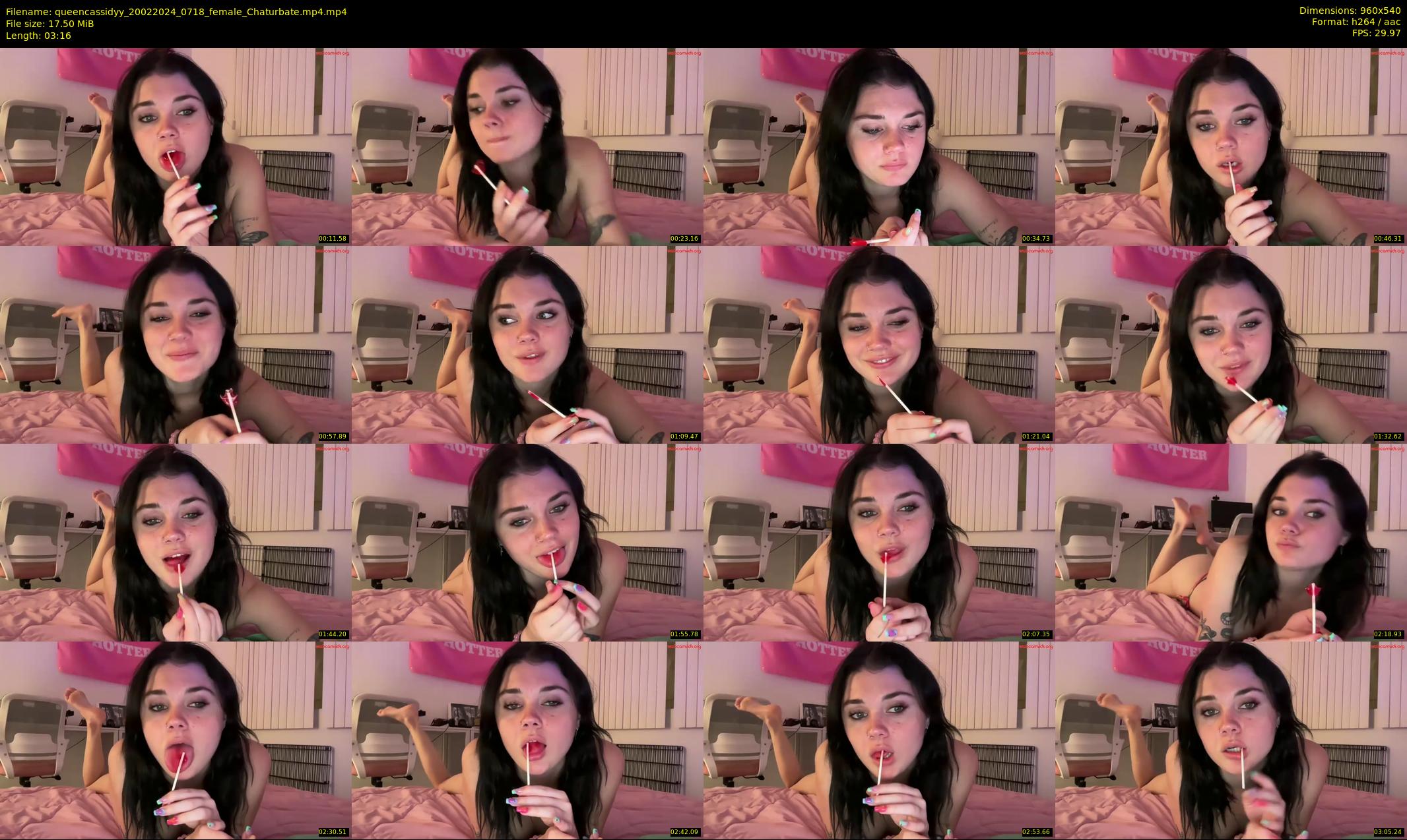 queencassidyy — 4 minute Chaturbate female cam show recording, 480p, Feb 20, 2024