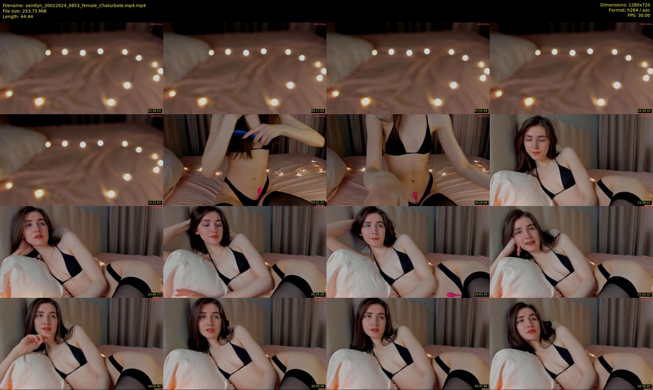 saintlyn — 45 minute Chaturbate female cam show recording, 720p, Feb 20, 2024