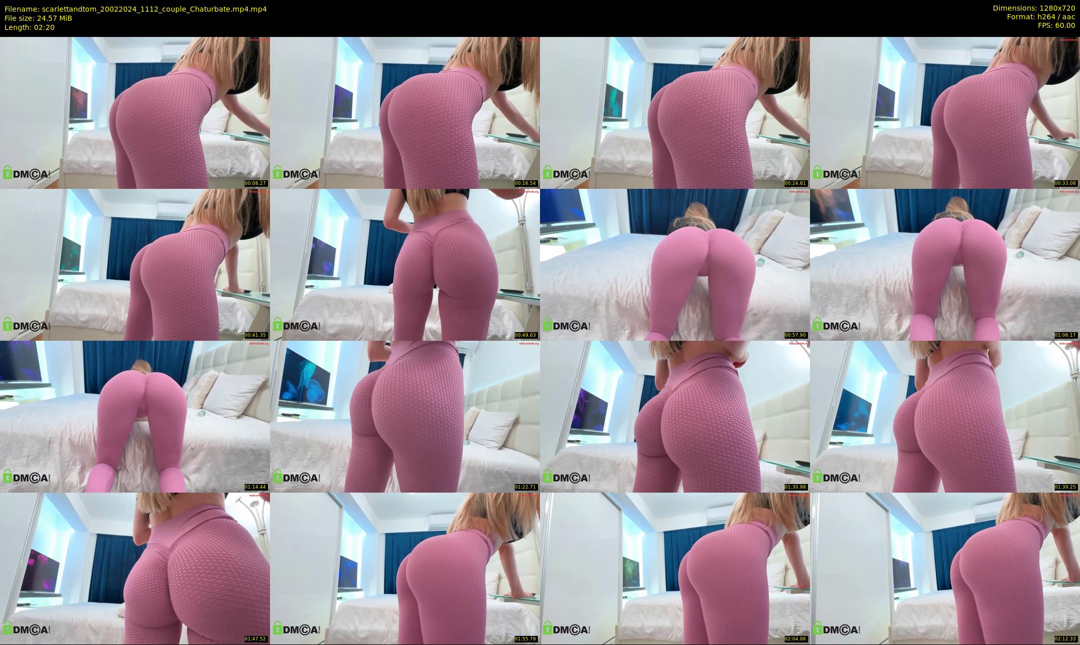 scarlettandtom — 3 minute Chaturbate couple cam show recording, 720p, Feb 20, 2024