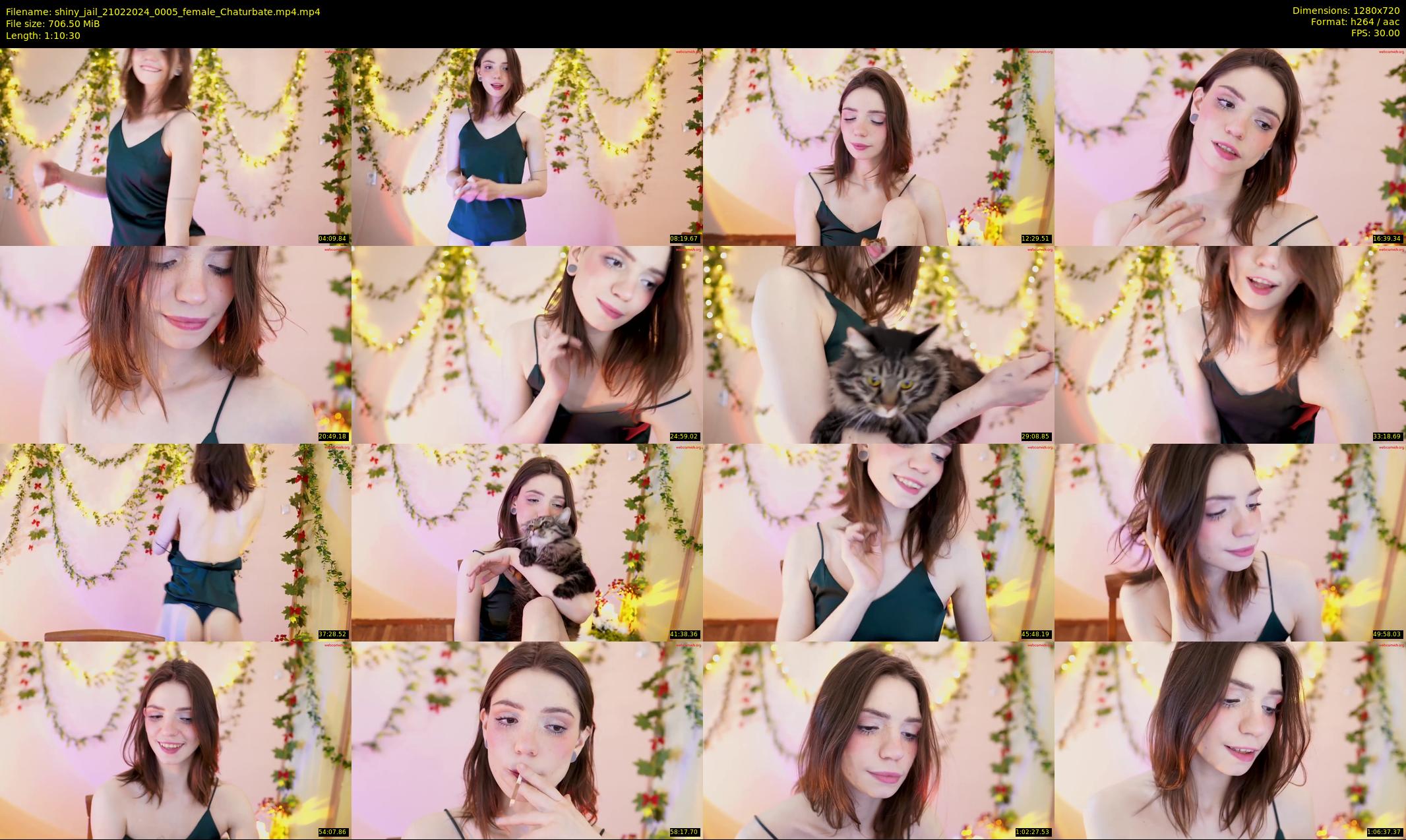 shiny_jail — 71 minute Chaturbate female cam show recording, 720p, Feb 21, 2024