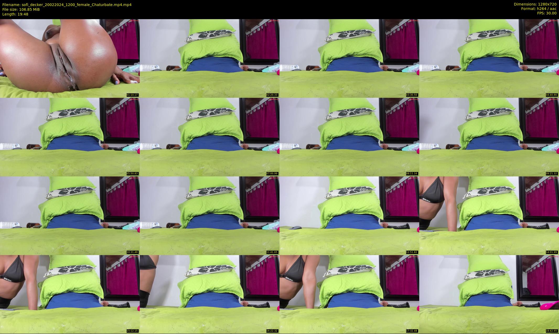 sofi_decker — 20 minute Chaturbate female cam show recording, 720p, Feb 20, 2024