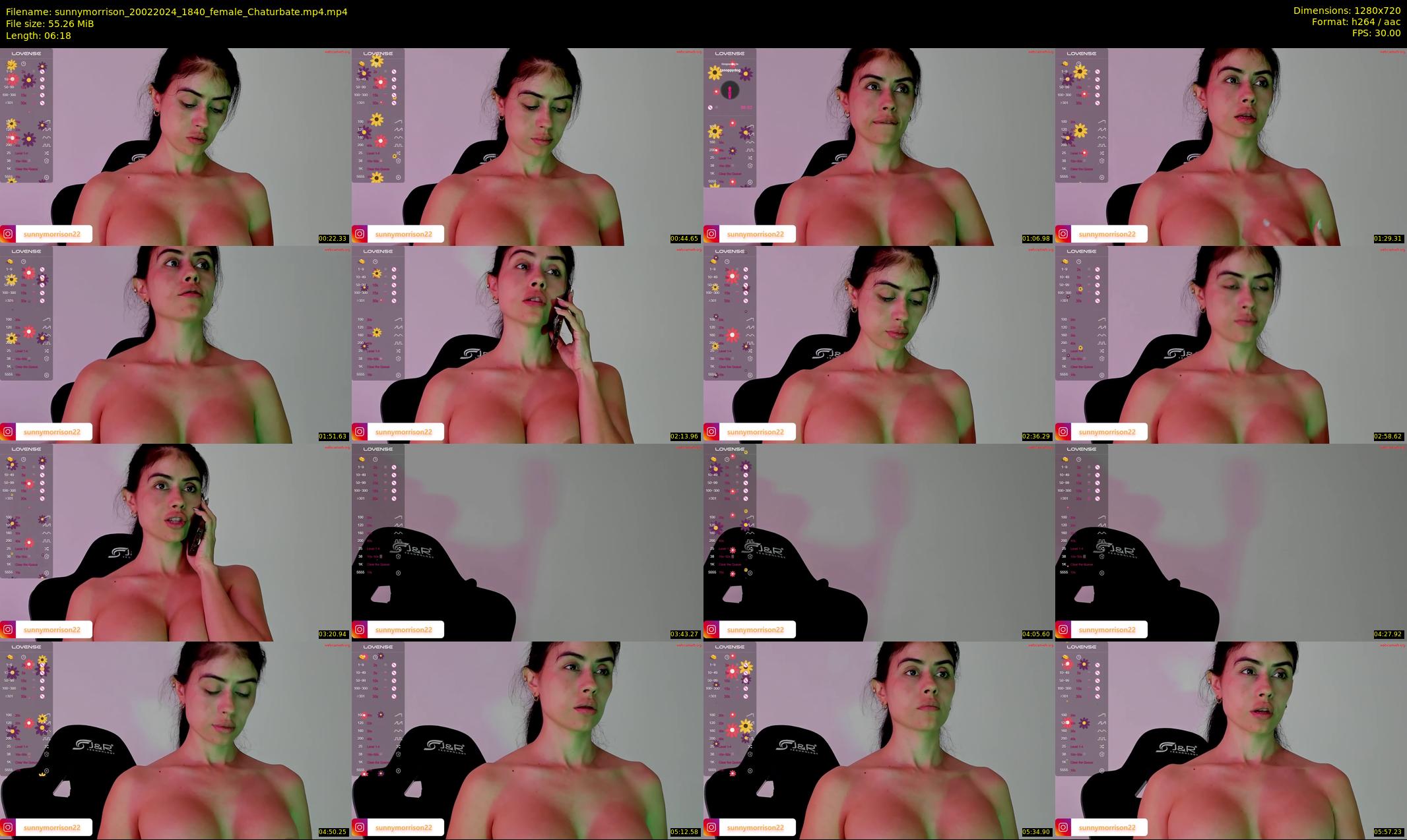 sunnymorrison — 7 minute Chaturbate female cam show recording, 720p, Feb 20, 2024
