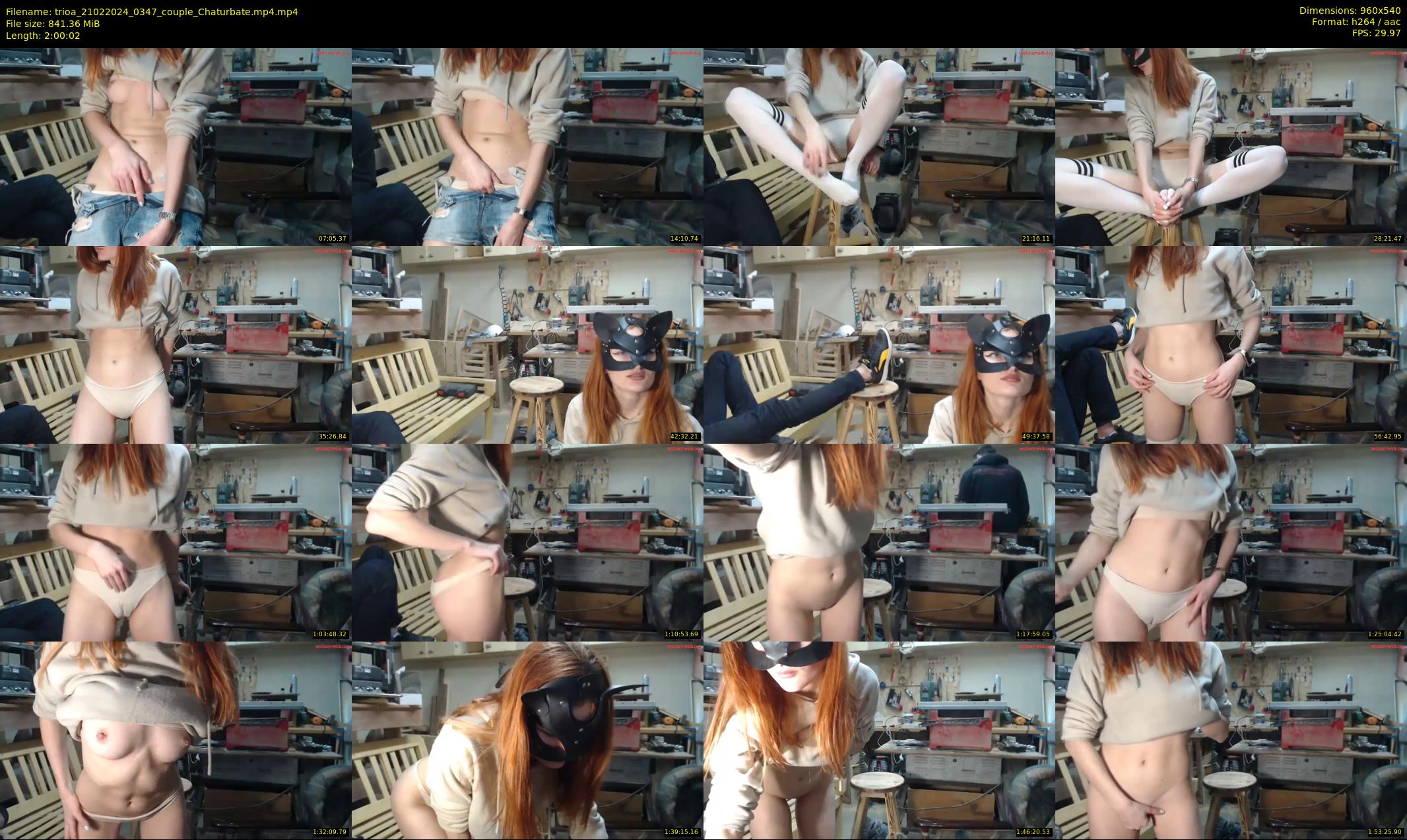 trioa — 121 minute Chaturbate couple cam show recording, 480p, Feb 21, 2024