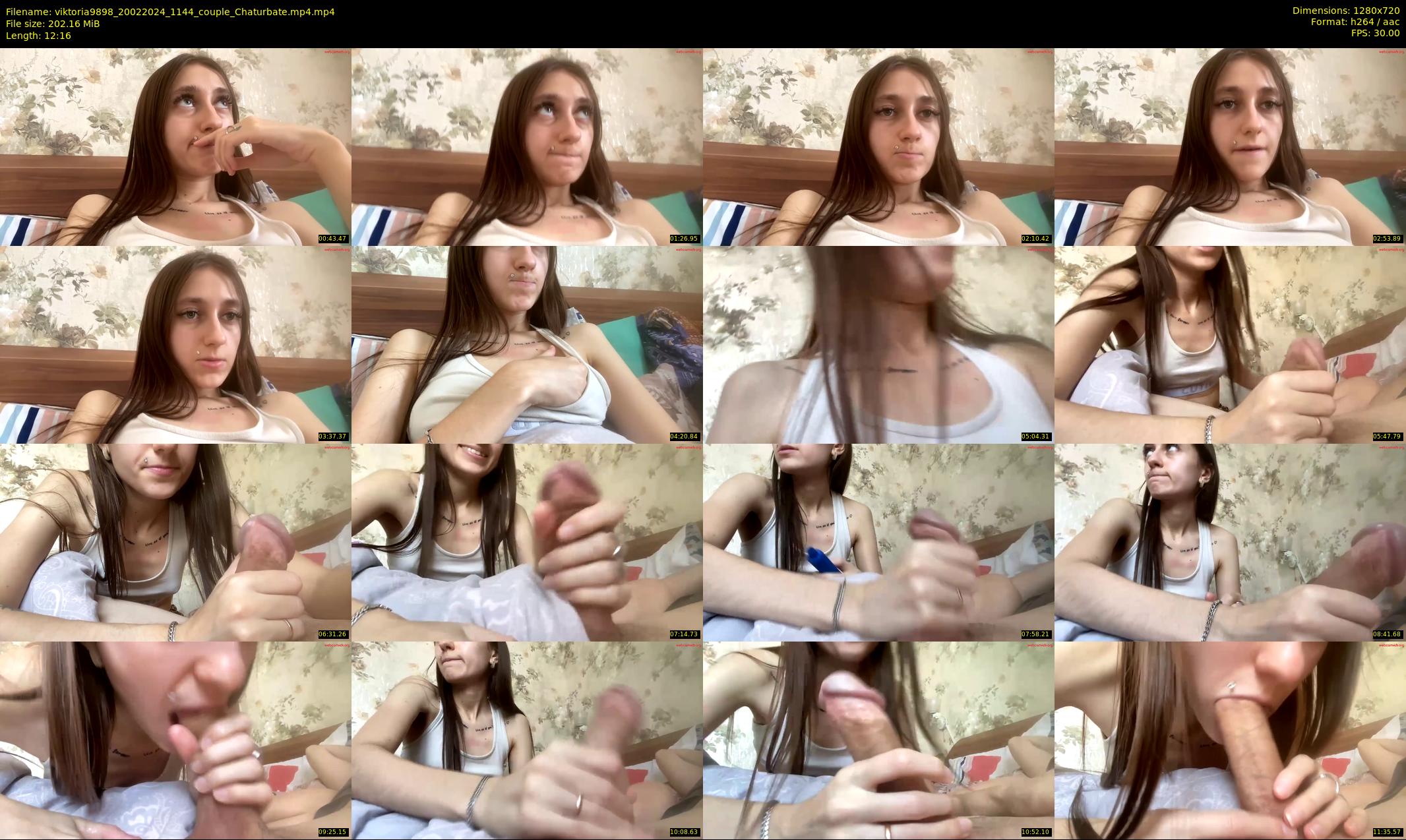 viktoria9898 — 13 minute Chaturbate couple cam show recording, 720p, Feb 20, 2024
