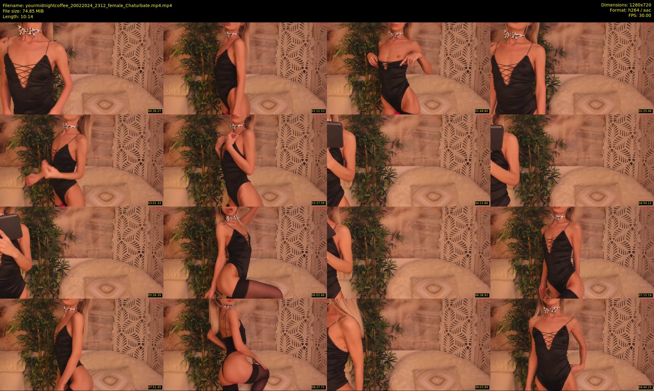 yourmidnightcoffee — 11 minute Chaturbate female cam show recording, 720p, Feb 20, 2024